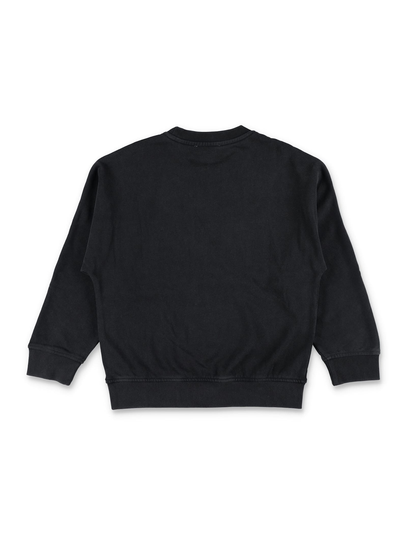 Stella Mccartney Kids Black Logo Pocket Sweatshirt In Black
