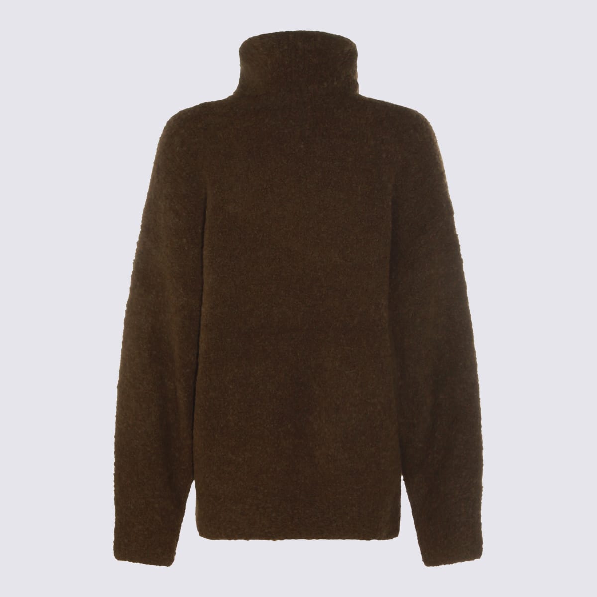 Totême Brown Wool Knitwear In Brown