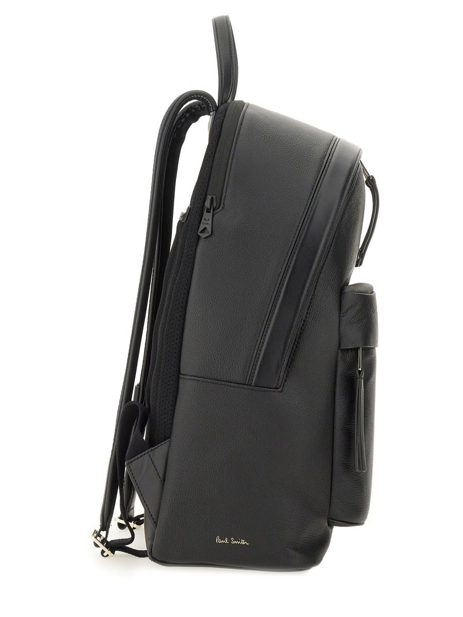 Paul Smith Signature Stripe Backpack In Pink