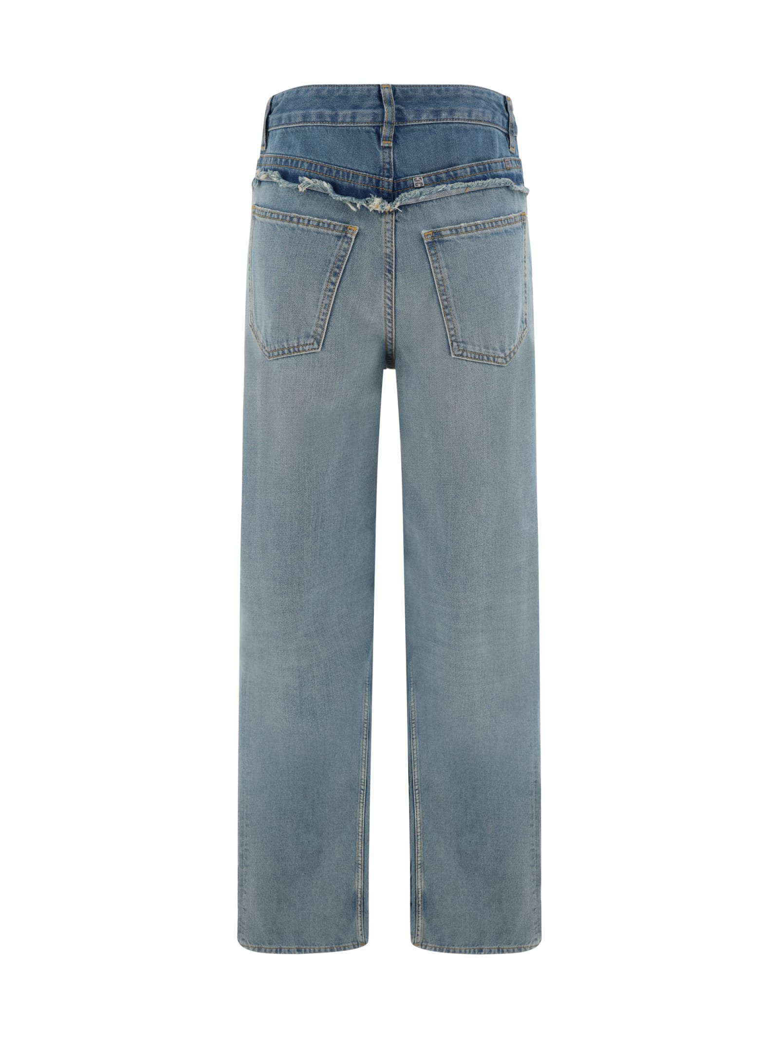 Givenchy Jean Droit En Coton In Blue