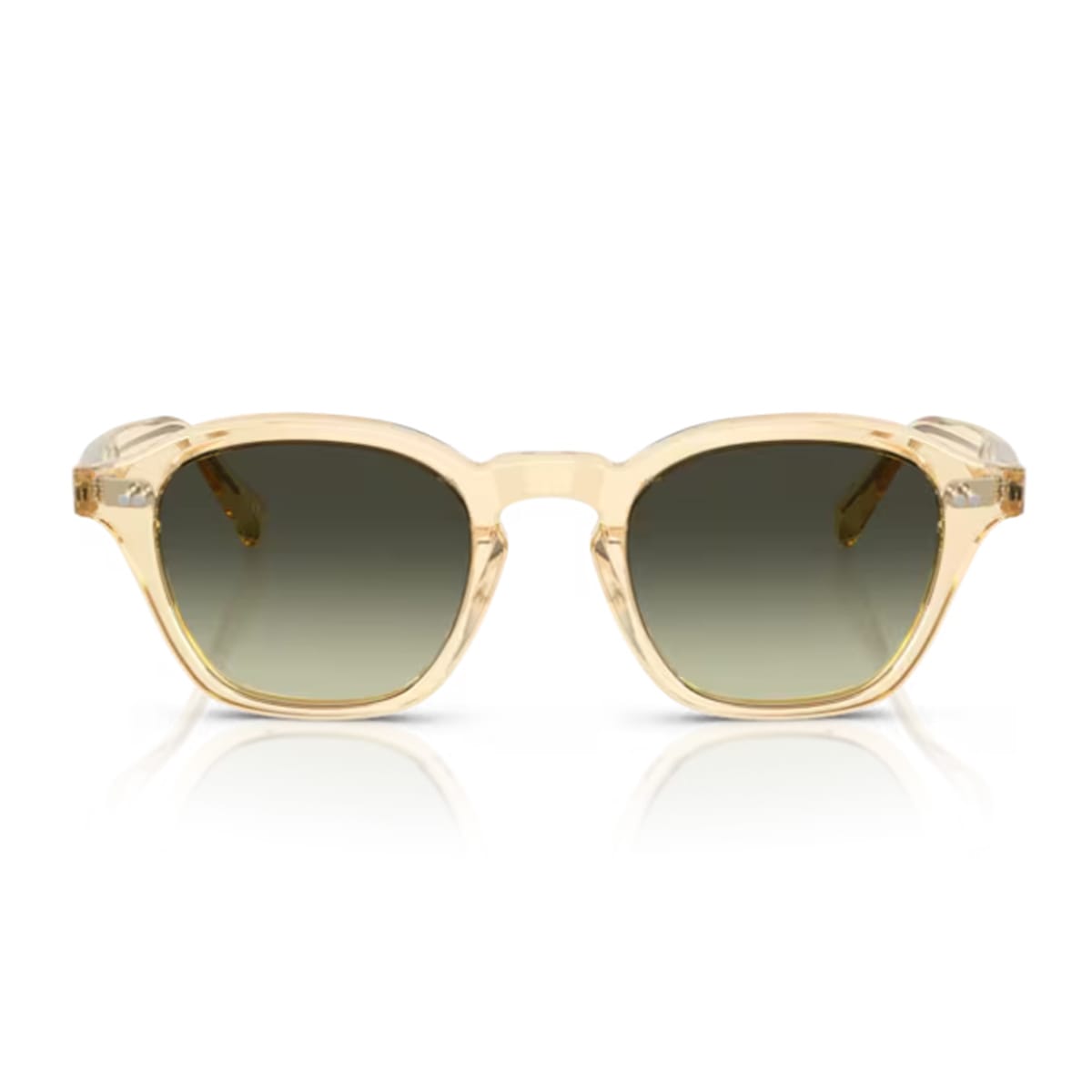 Oliver Peoples Womens Cream Ov5580su Eyles Square-frame Acetate Sunglasses In Green