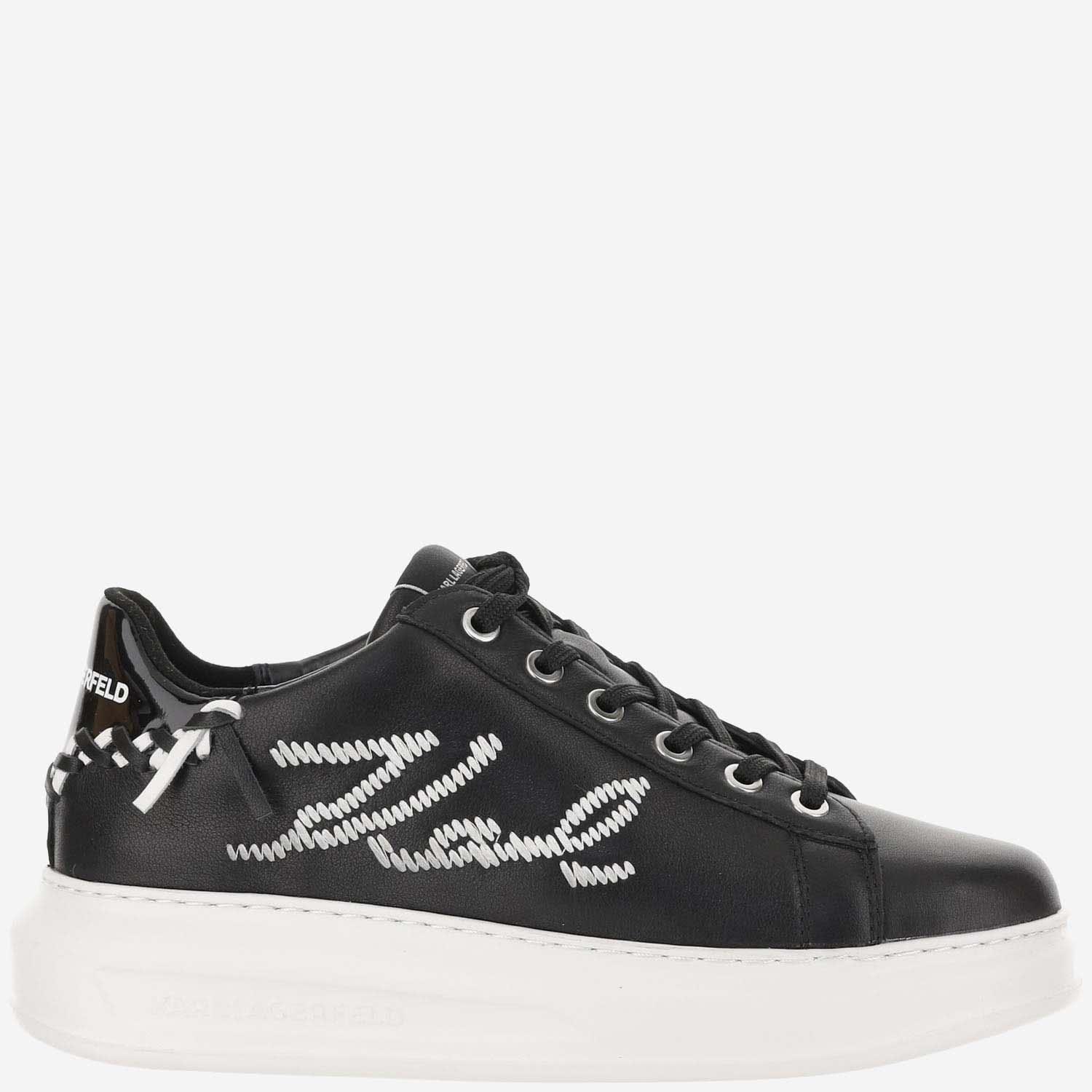 Leather Sneakers With Logo