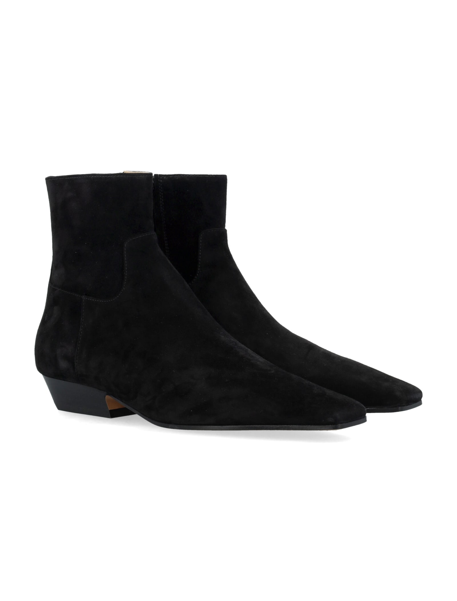 Shop Khaite Marfa Ankle Boots In Black