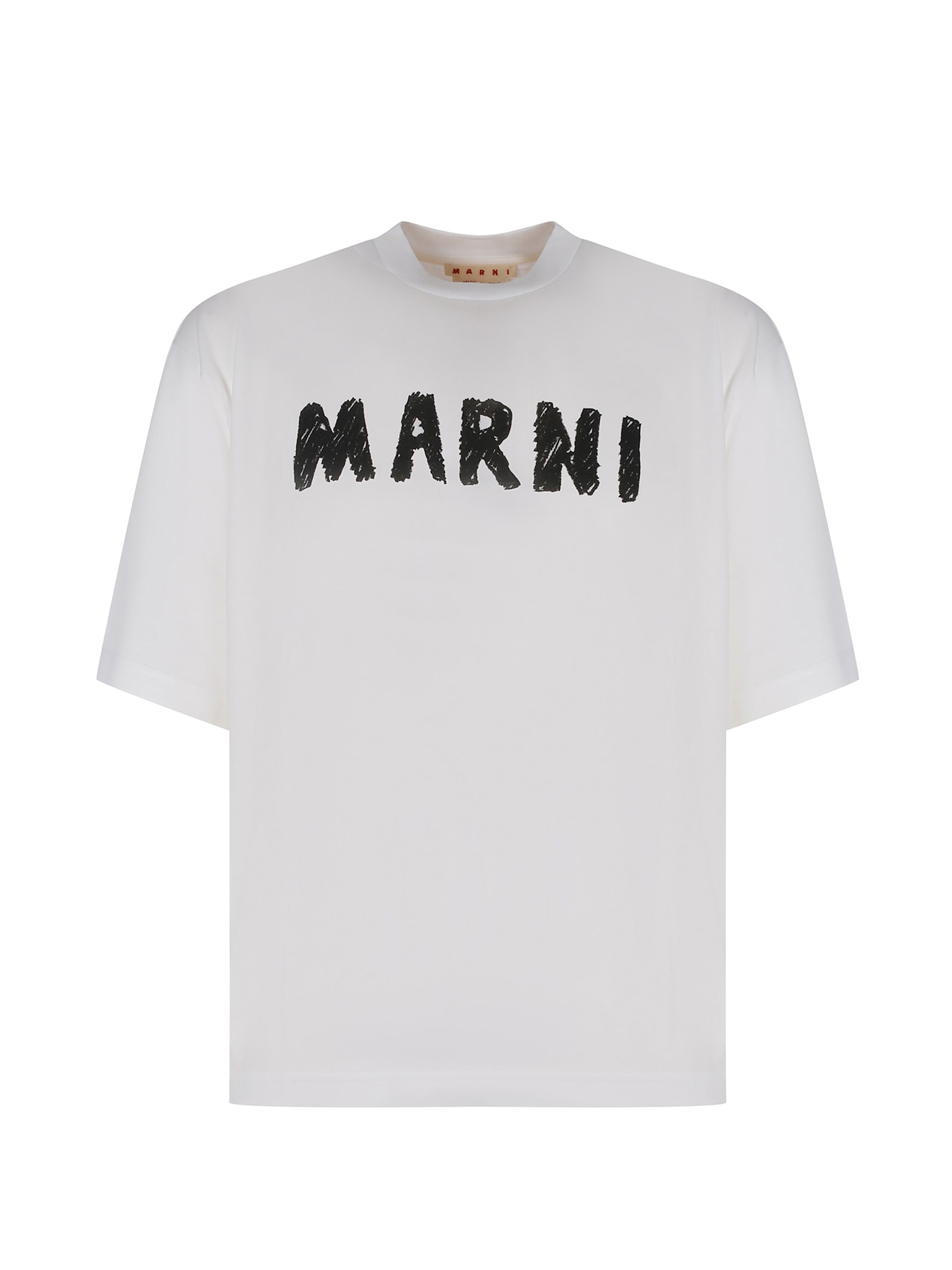 Shop Marni T-shirt  Made Of Cotton In White