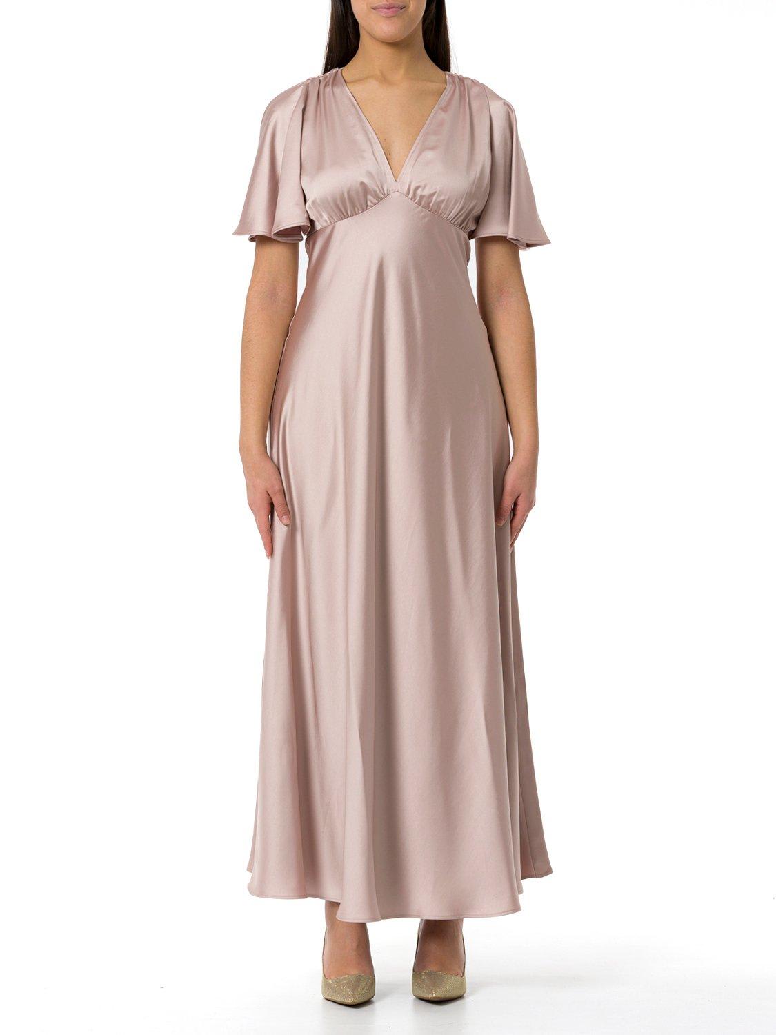 Liu-Jo V-neck Satin Maxi Dress Liu-jo