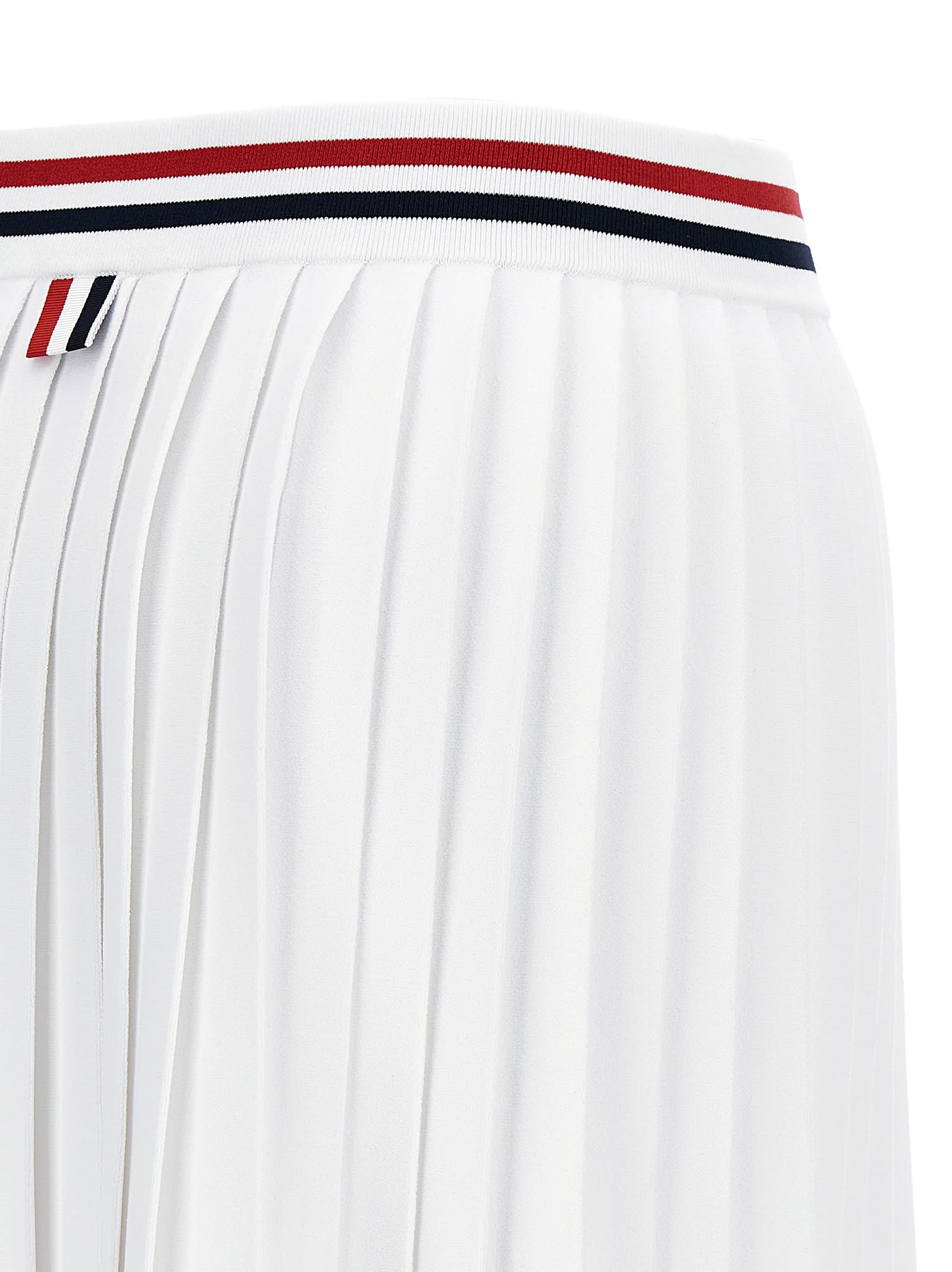 Thom Browne 'rwb' Skirt In White