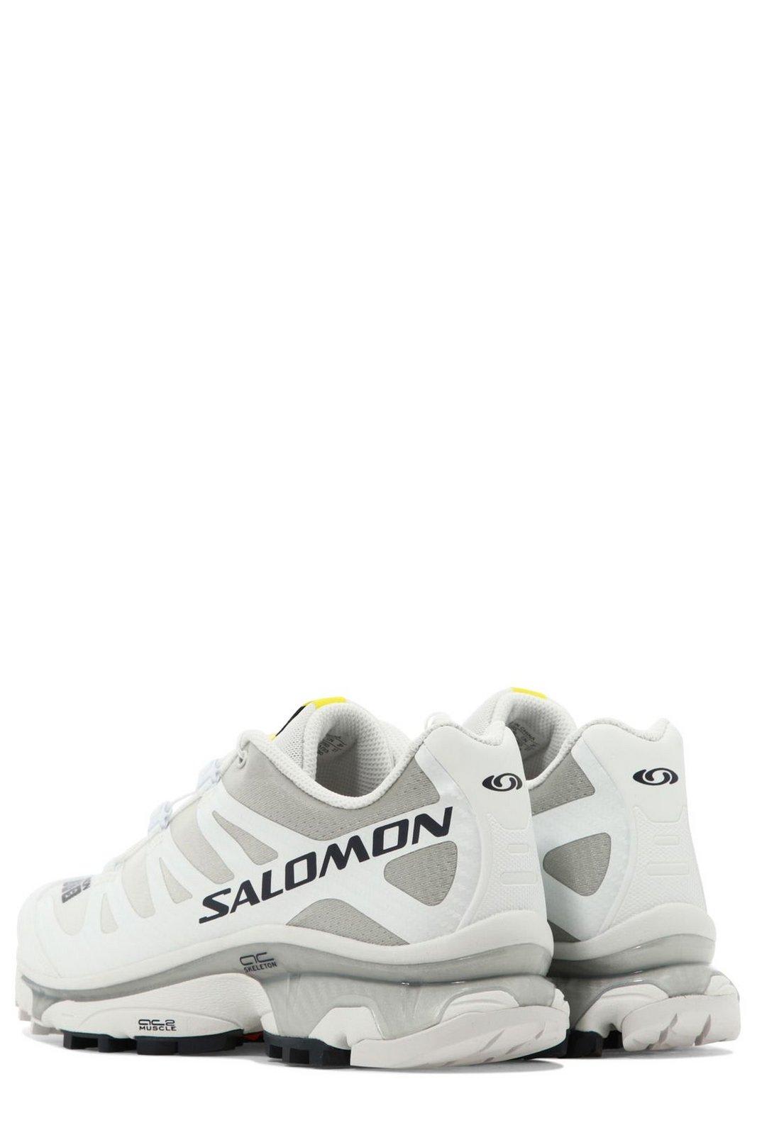 Salomon Two-tone Fabric Xt-4 Og Sneakers In Bianco