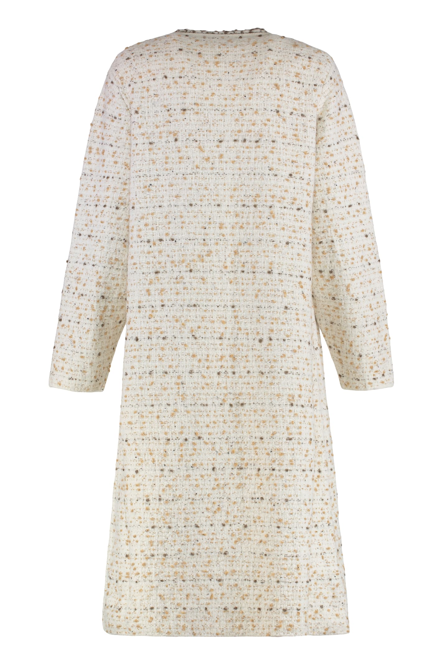 Fabiana Filippi Wool-blend Cardigan In White