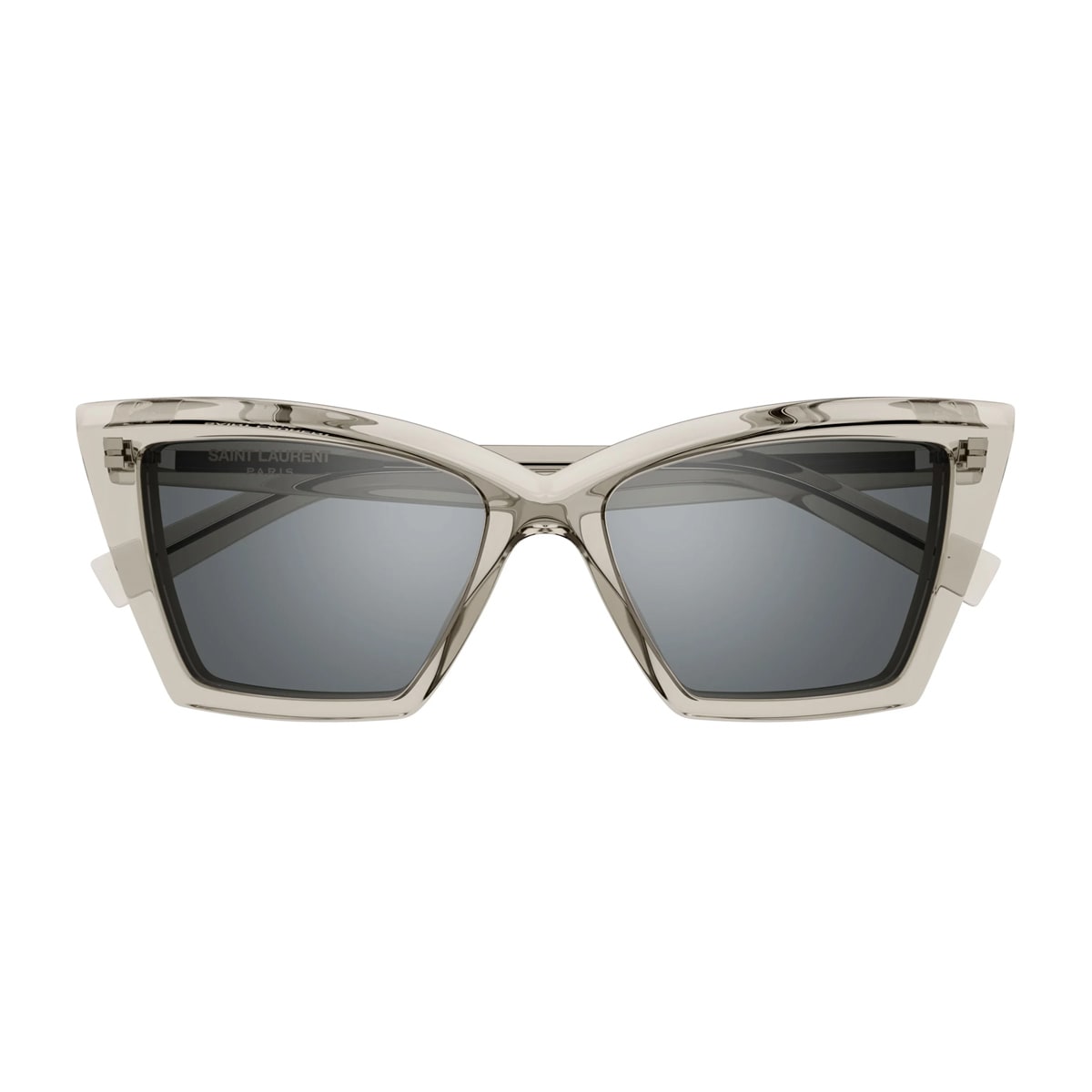 Saint Laurent Sl 65754 Linea New Wave 003 Beige Sunglasses In Gray