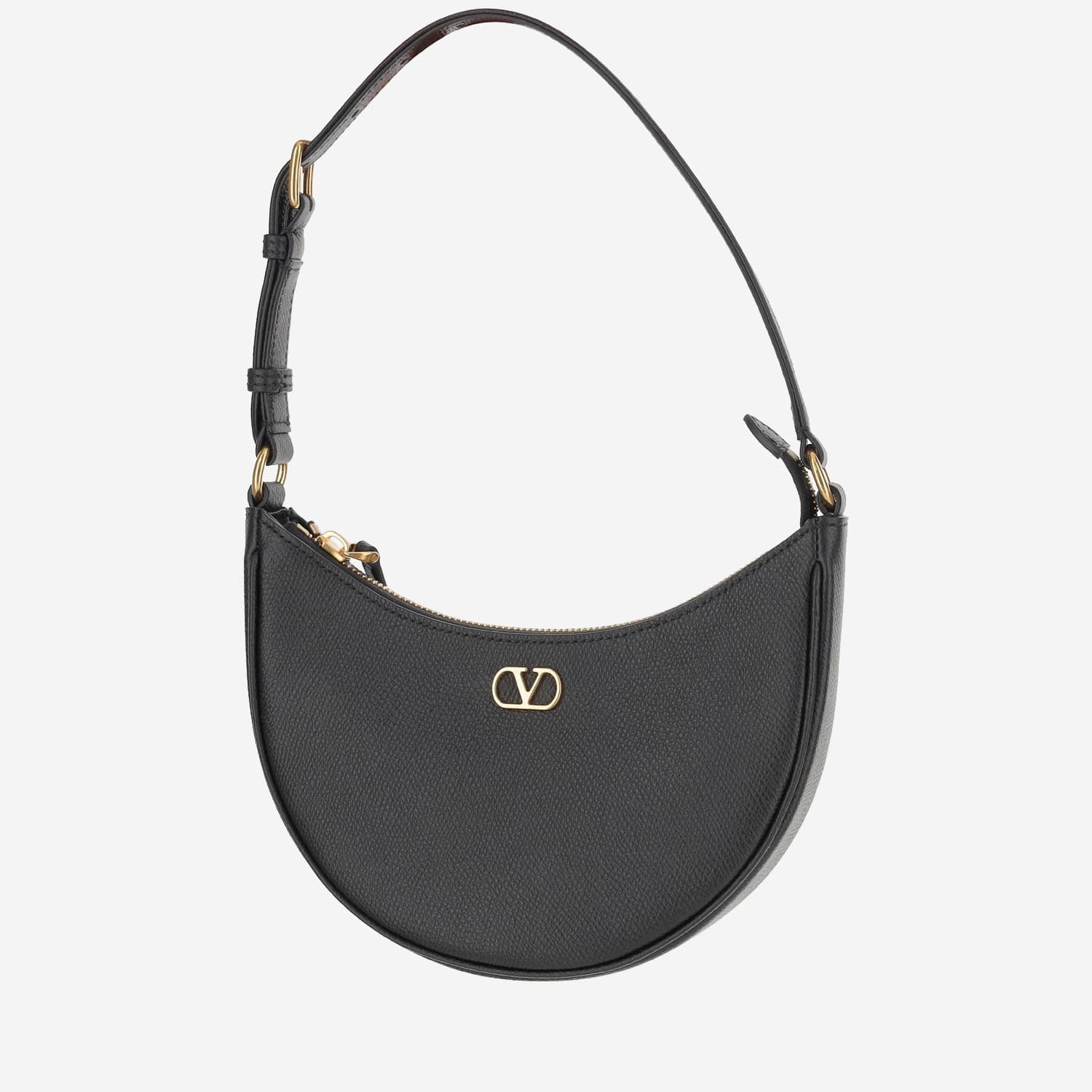 Mini Vlogo Signature Calfskin Hobo Bag