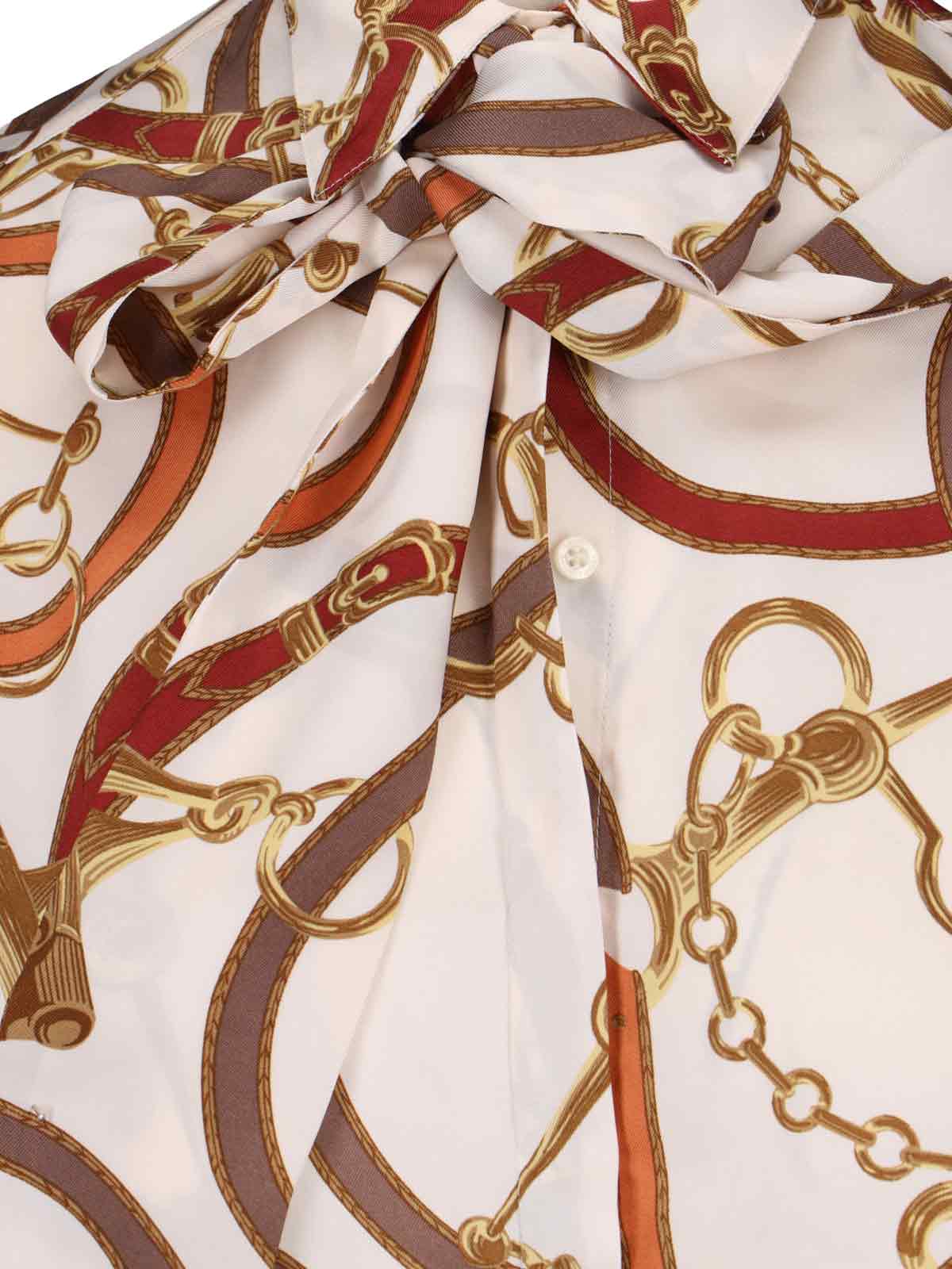 Ralph Lauren Chain-print Shirt In White