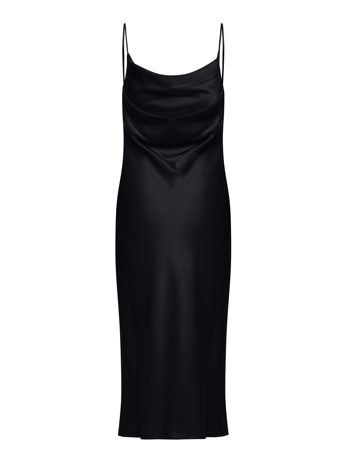 Shop Stella Mccartney Dress Double Satin In Black