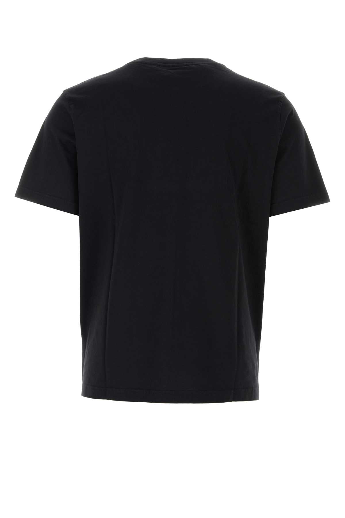 Shop Maison Kitsuné Black Cotton T-shirt