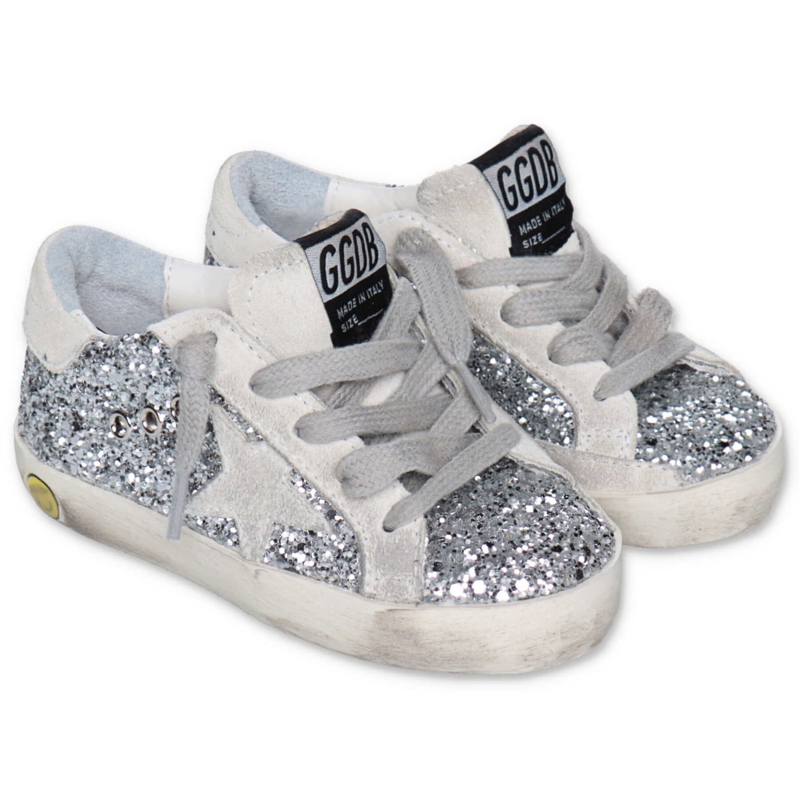 Golden Goose Sneakers Argento Glitterate