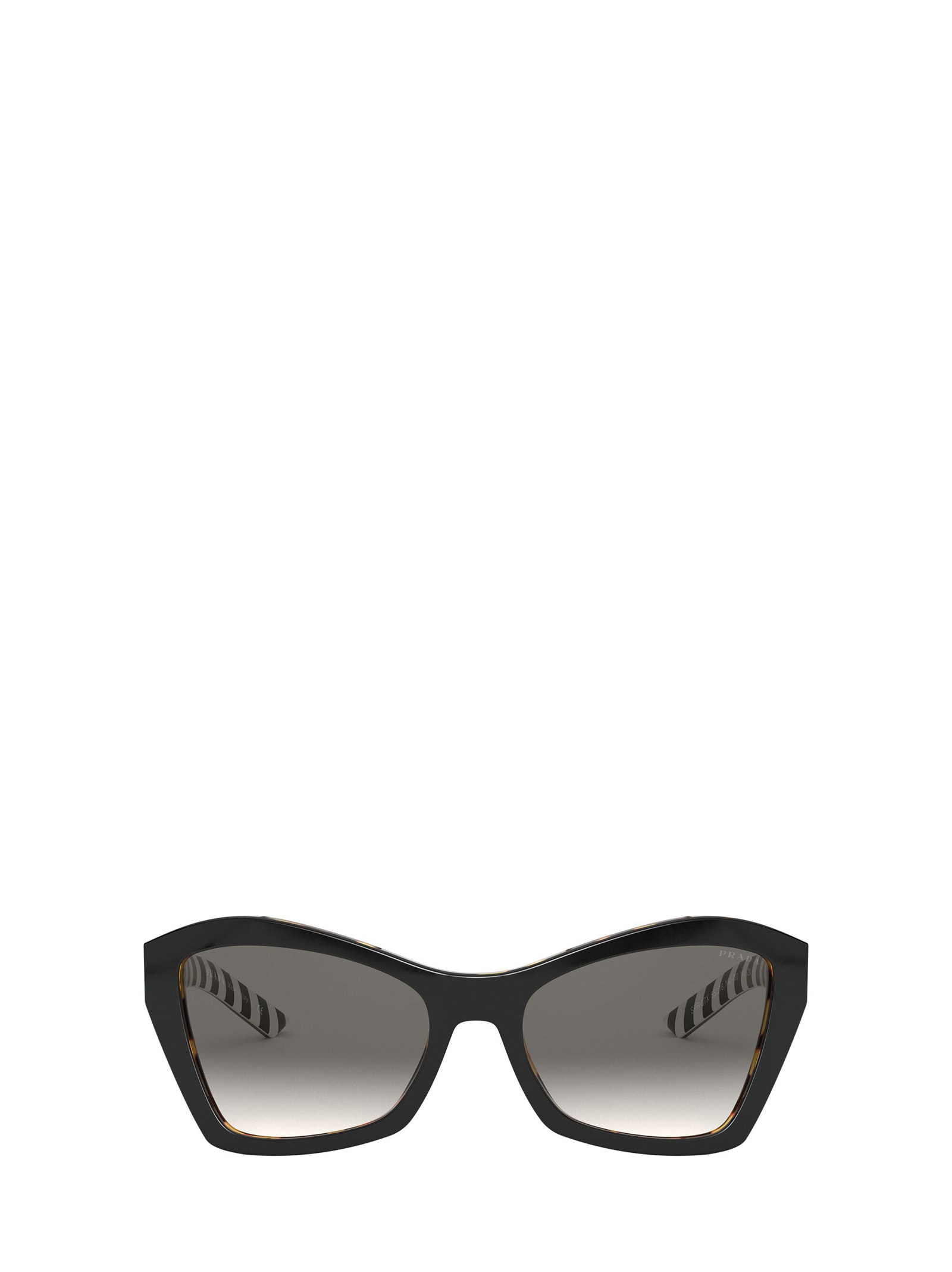 Prada Prada Pr 07xs Top Black / Medium Havana Sunglasses