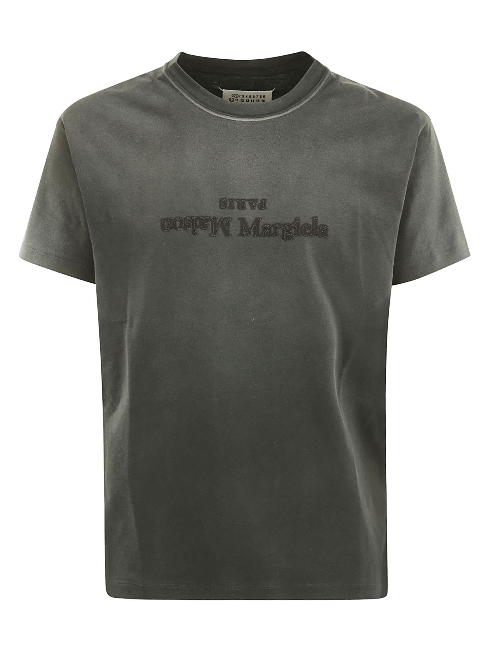 Maison Margiela T-shirt In Washed Black