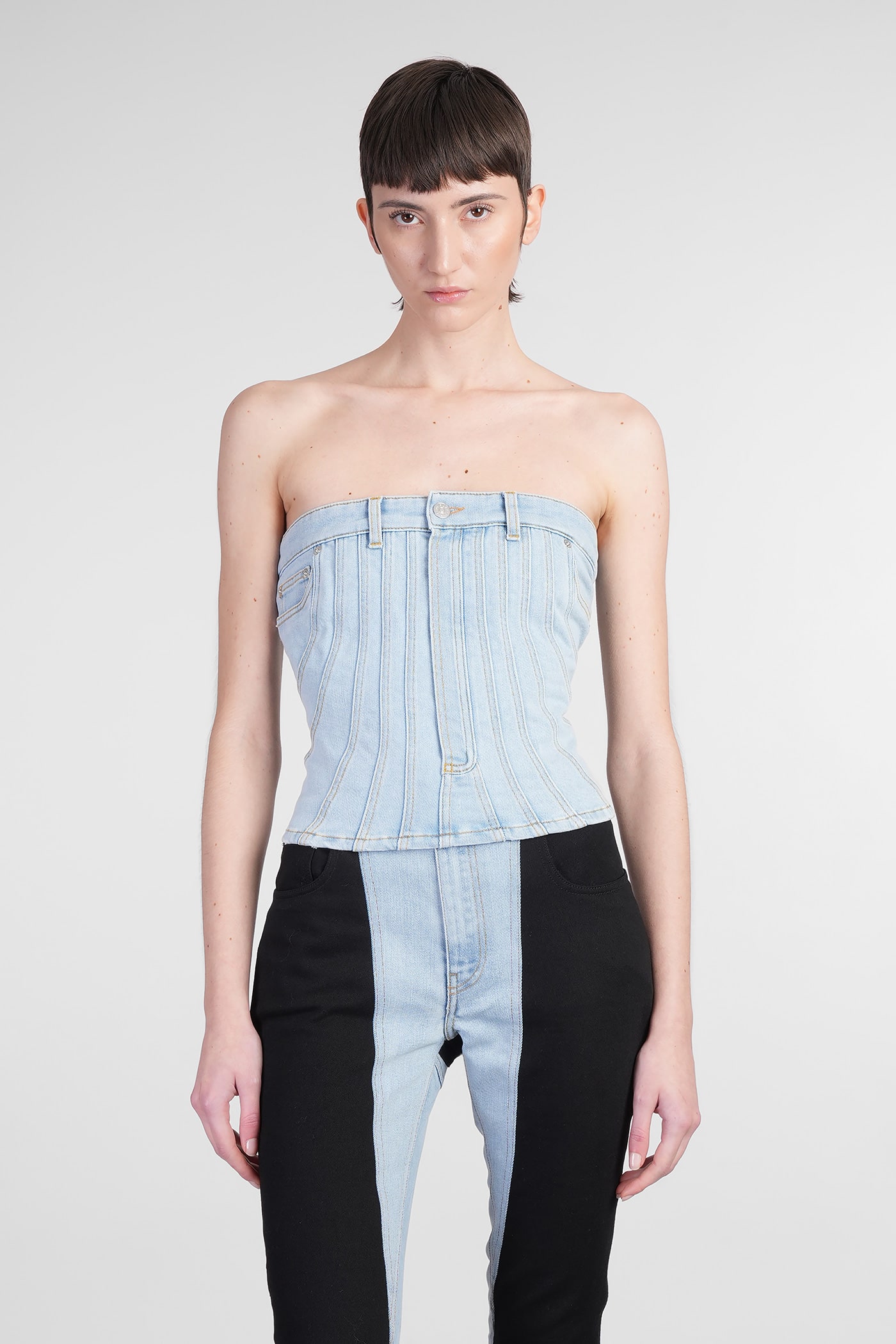 Topwear In Blue Denim