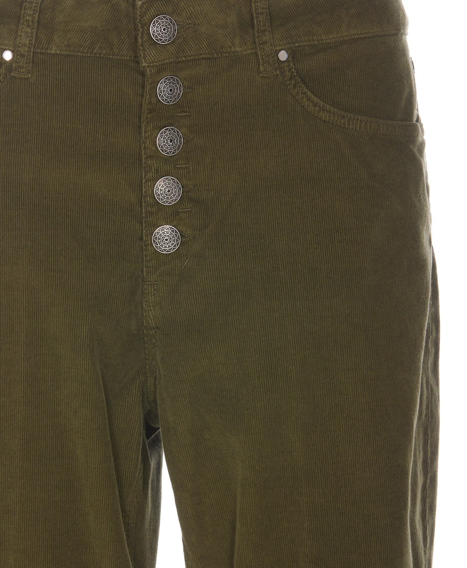 Shop Dondup Koons Gioiello Pants In Green