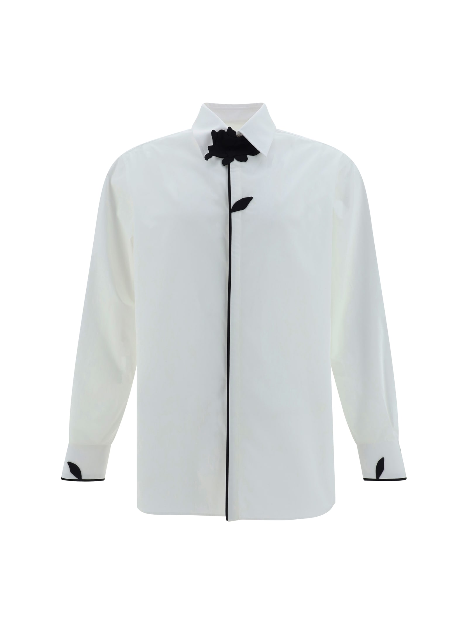 Shop Valentino Shirt In White