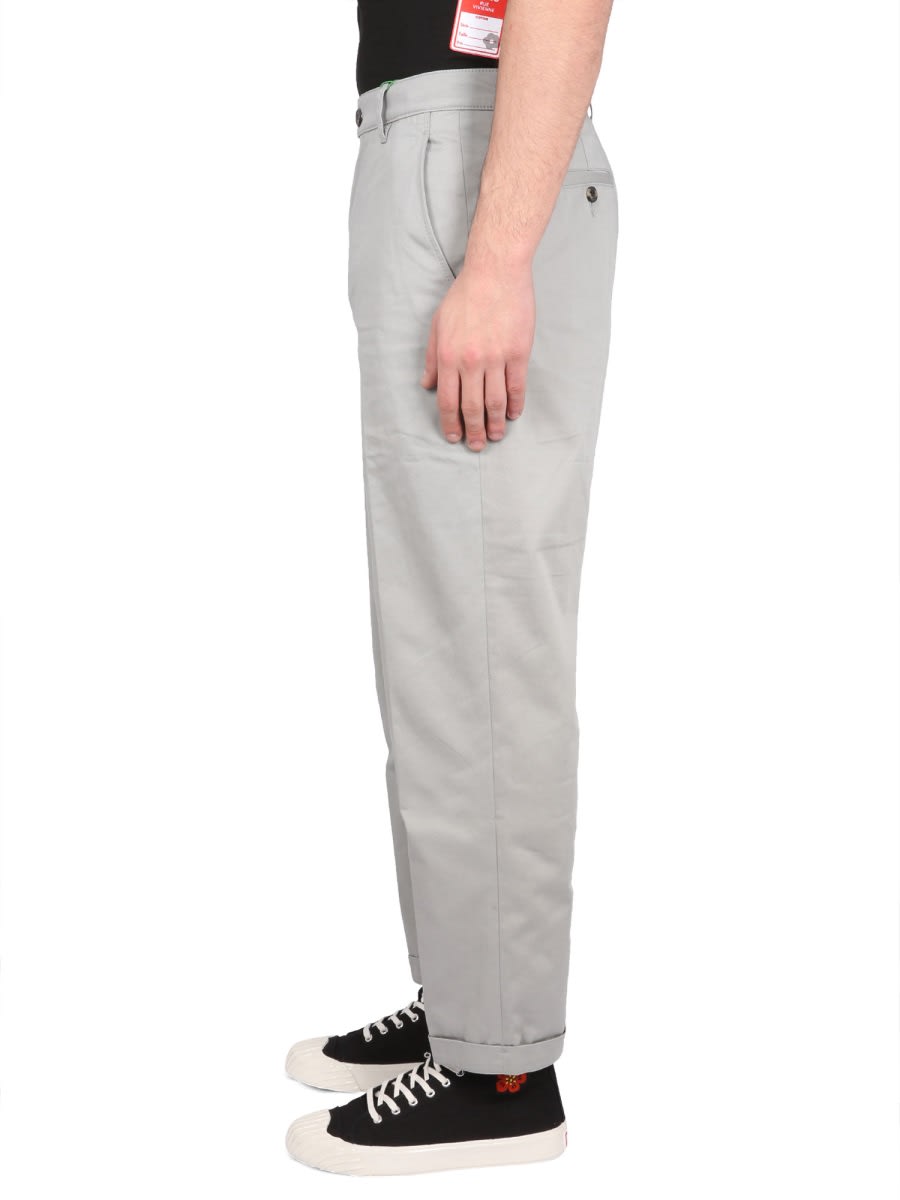 Kenzo Classic Fit Pants In Grey