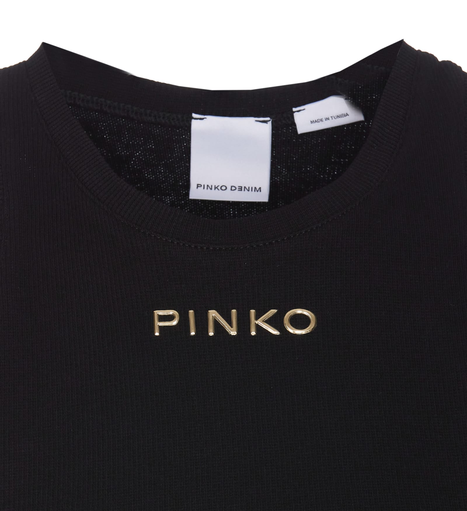 Shop Pinko Distinto Tank Top In Black