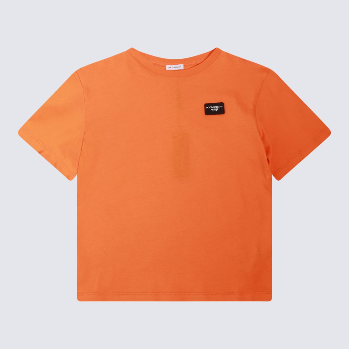 Dolce & Gabbana Kids' Orange Cotton T-shirt