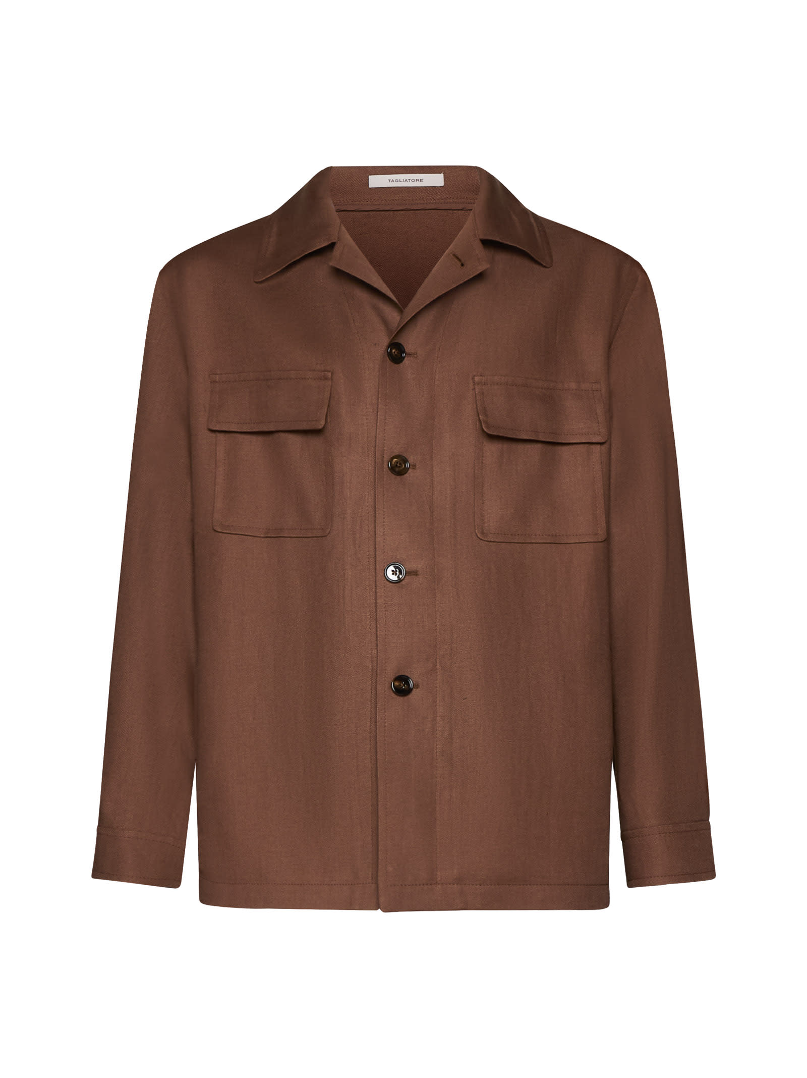 Shop Tagliatore Jacket In Coccio