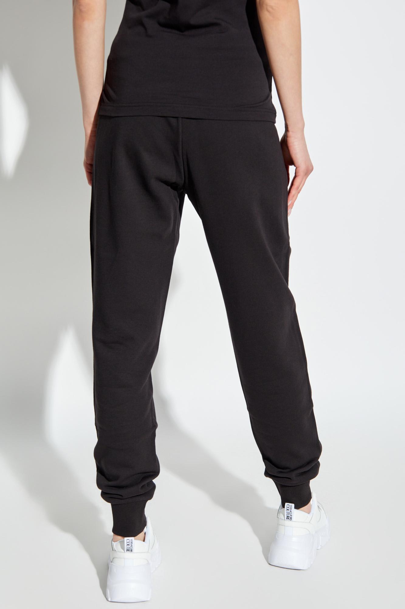 Versace Jeans Couture V-embl S Embro Trousers Clothing In Black