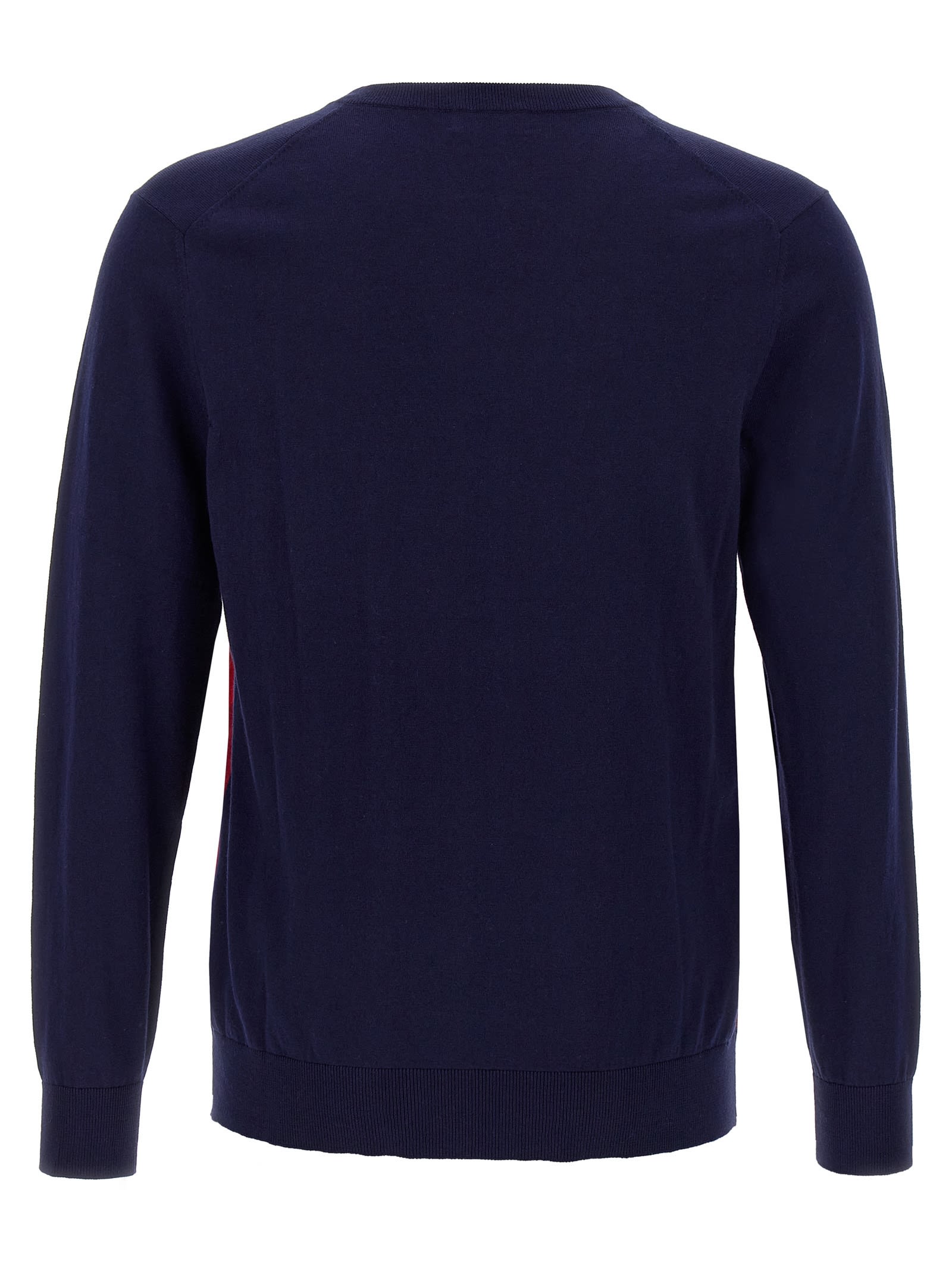 Ballantyne Blue Argyle Sweater In Blue