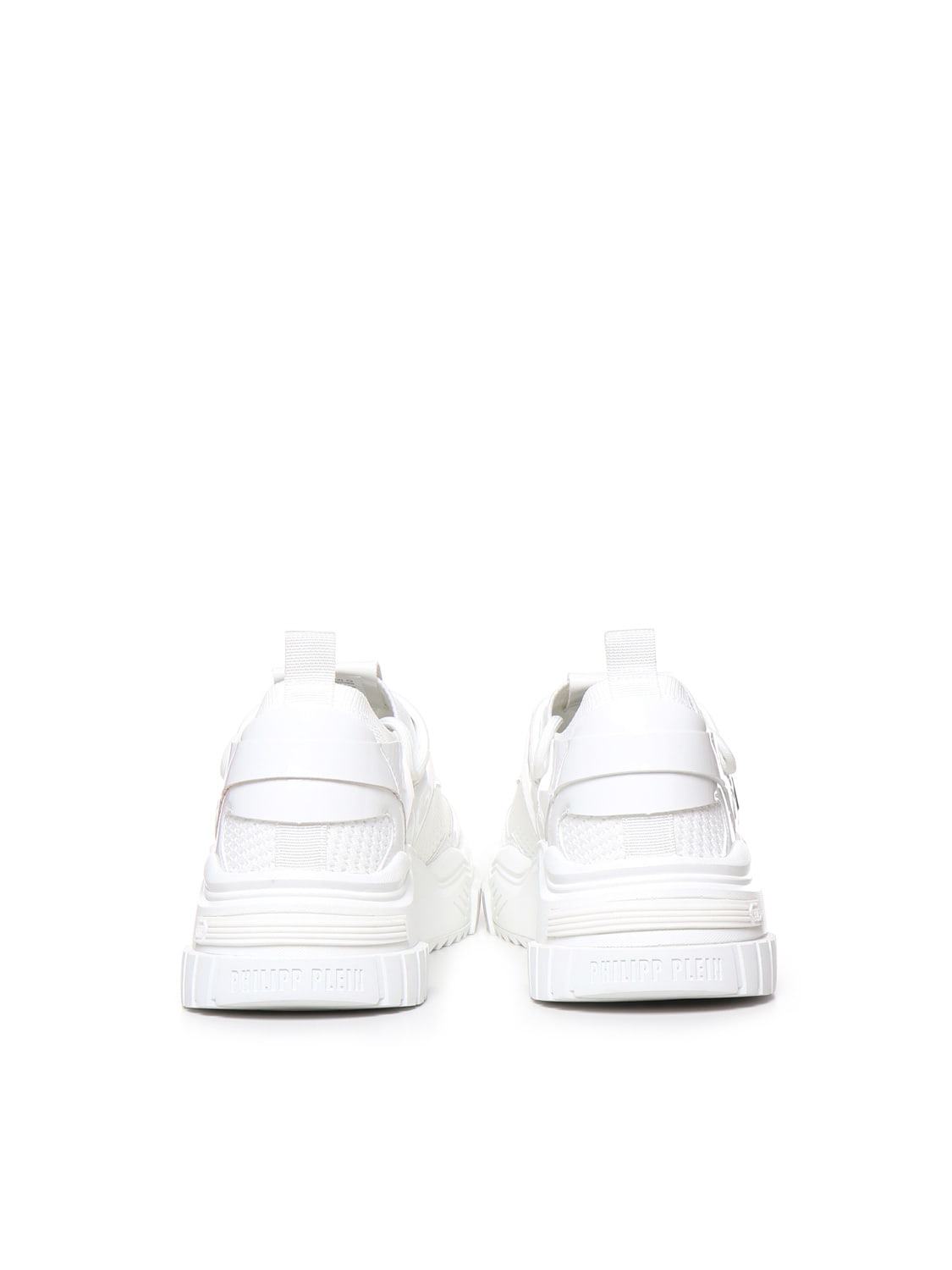 Shop Philipp Plein Trainer Predator Sneakers In White