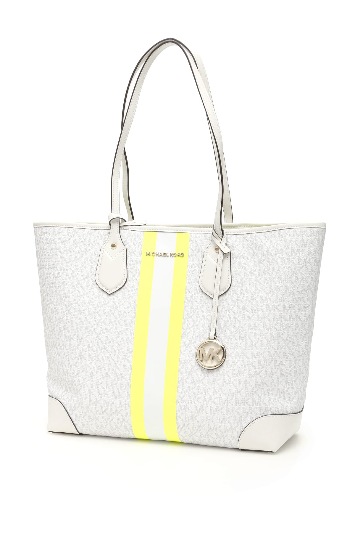 mk white tote bag