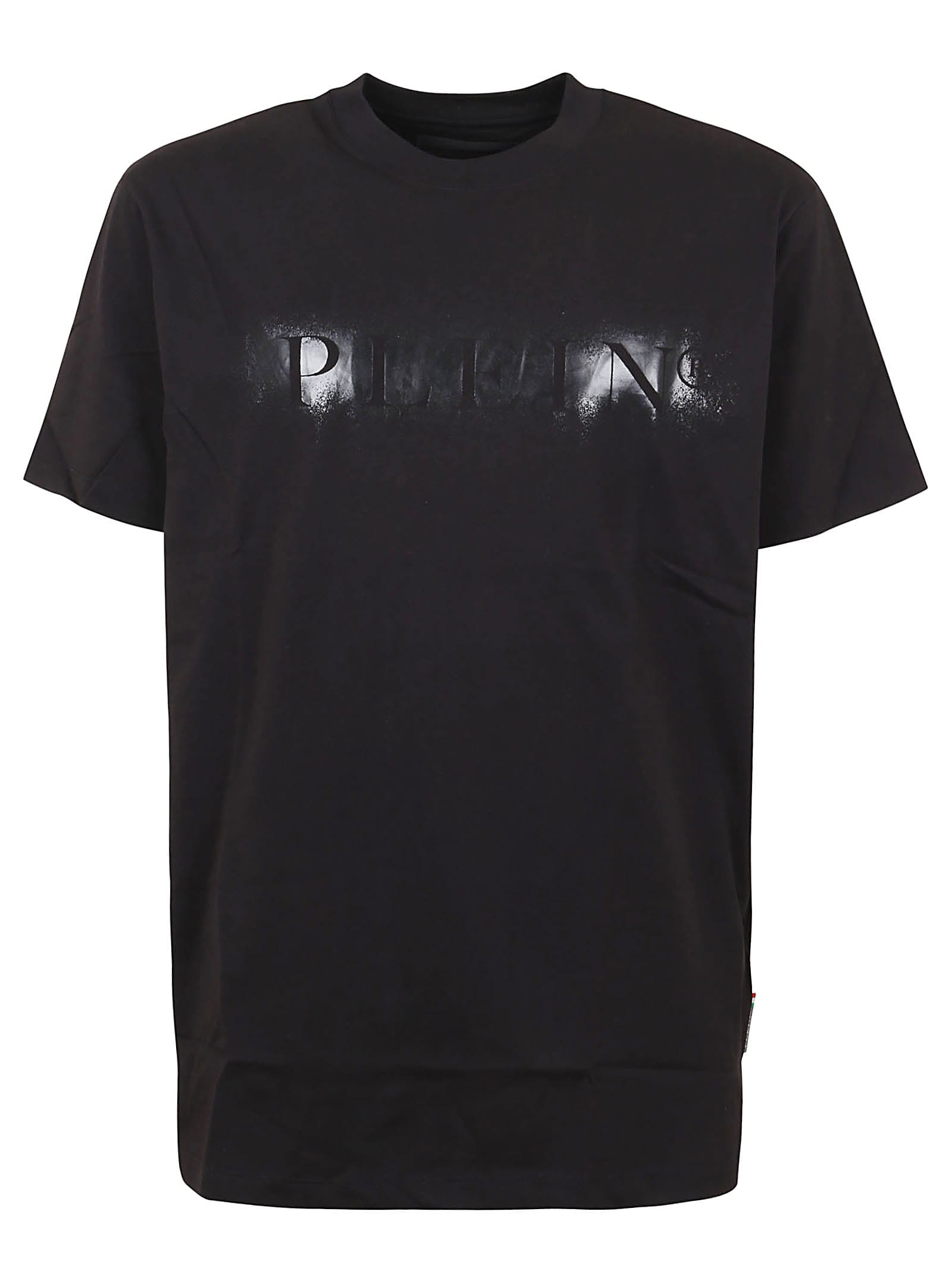 Philipp Plein T-shirt Round Neck Ss Spray Effect Print