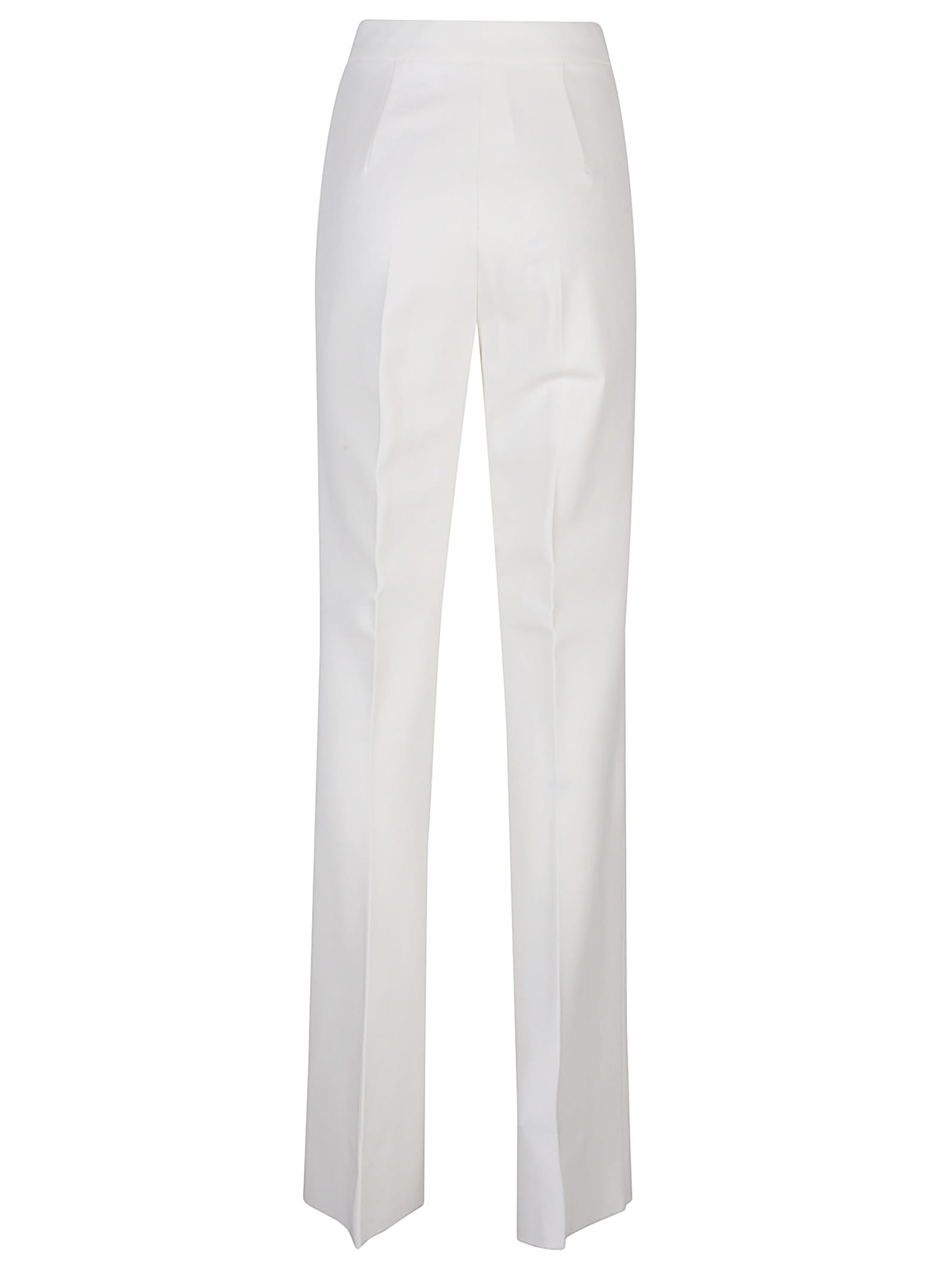 Shop Max Mara Norcia Pant In Bianco Tela