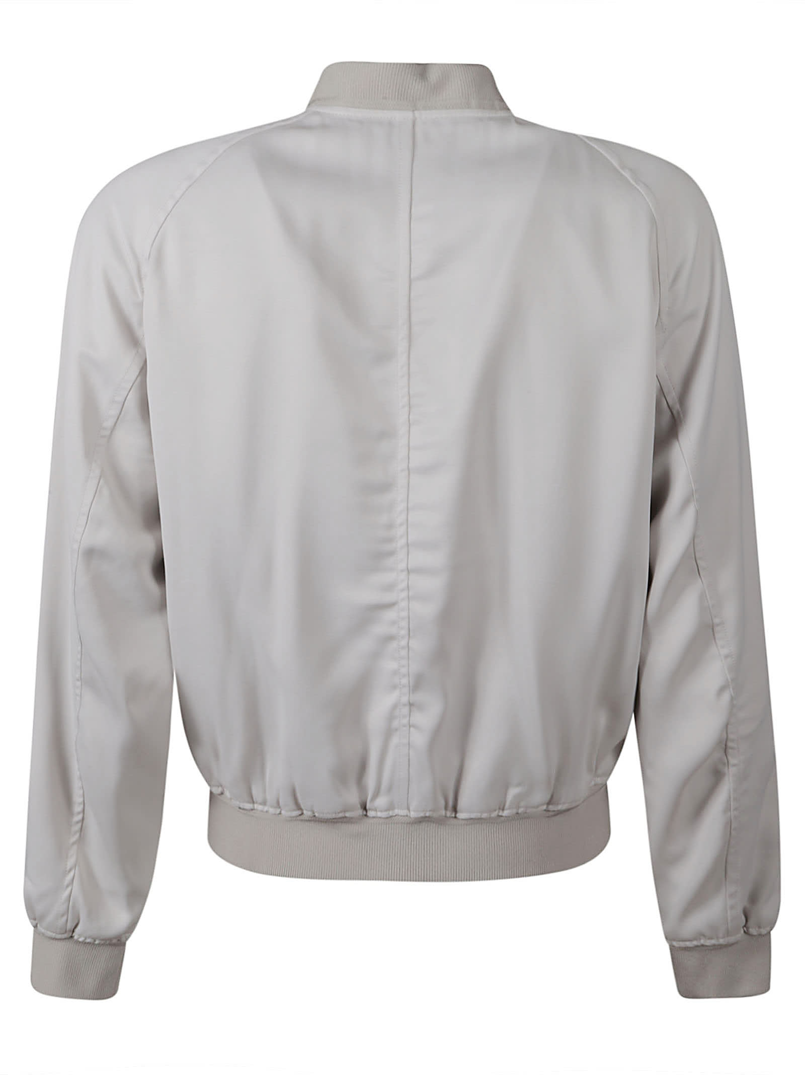 Shop Tom Ford Classic Fitted Zipped Bomber In White