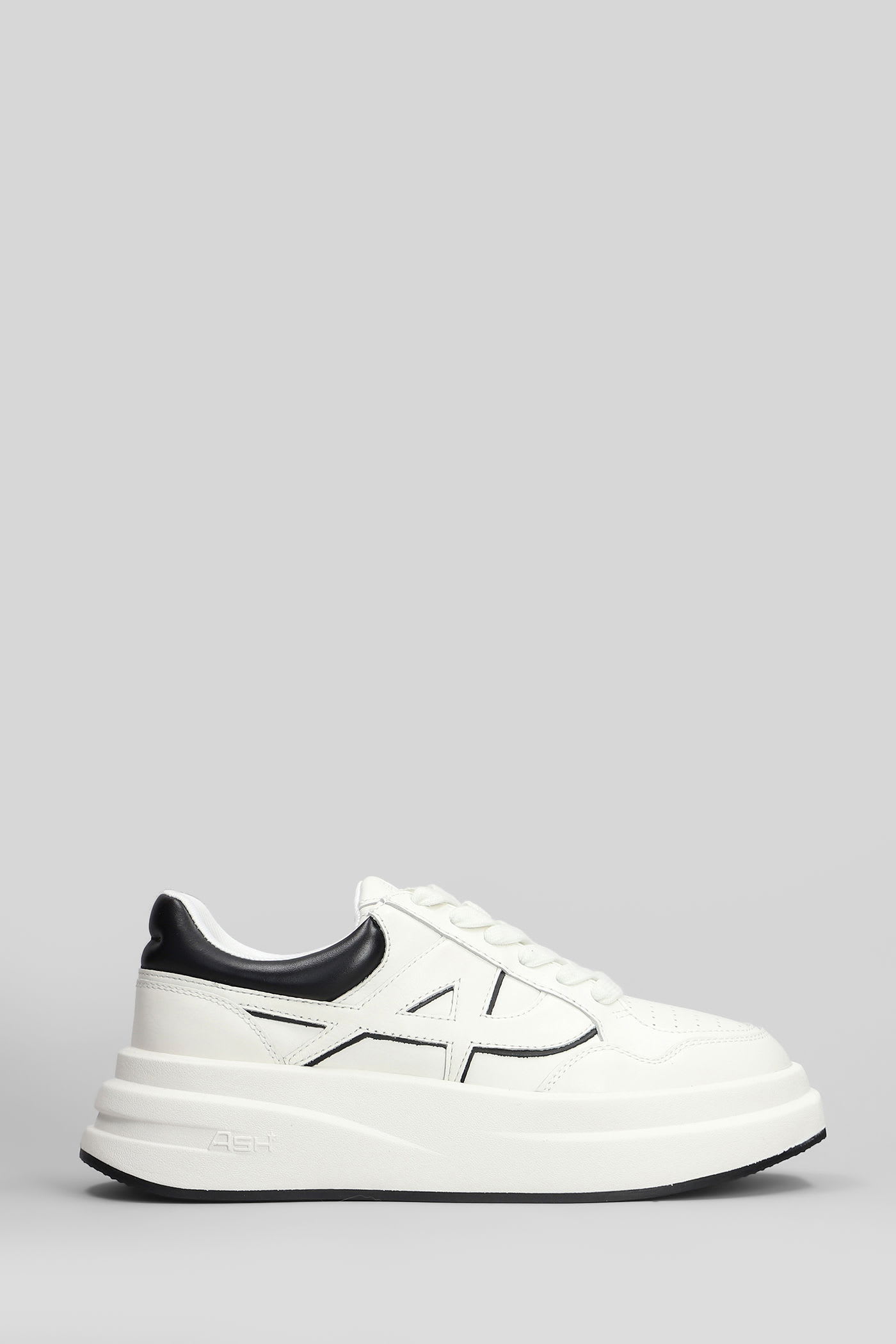 Ash Icone Logo-detail Platform Sneakers In White