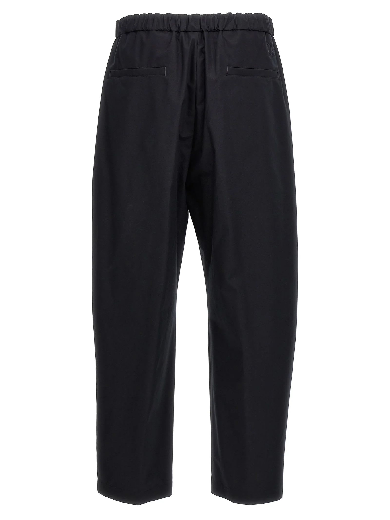 Jil Sander Straight-leg Tailored Pants In Black
