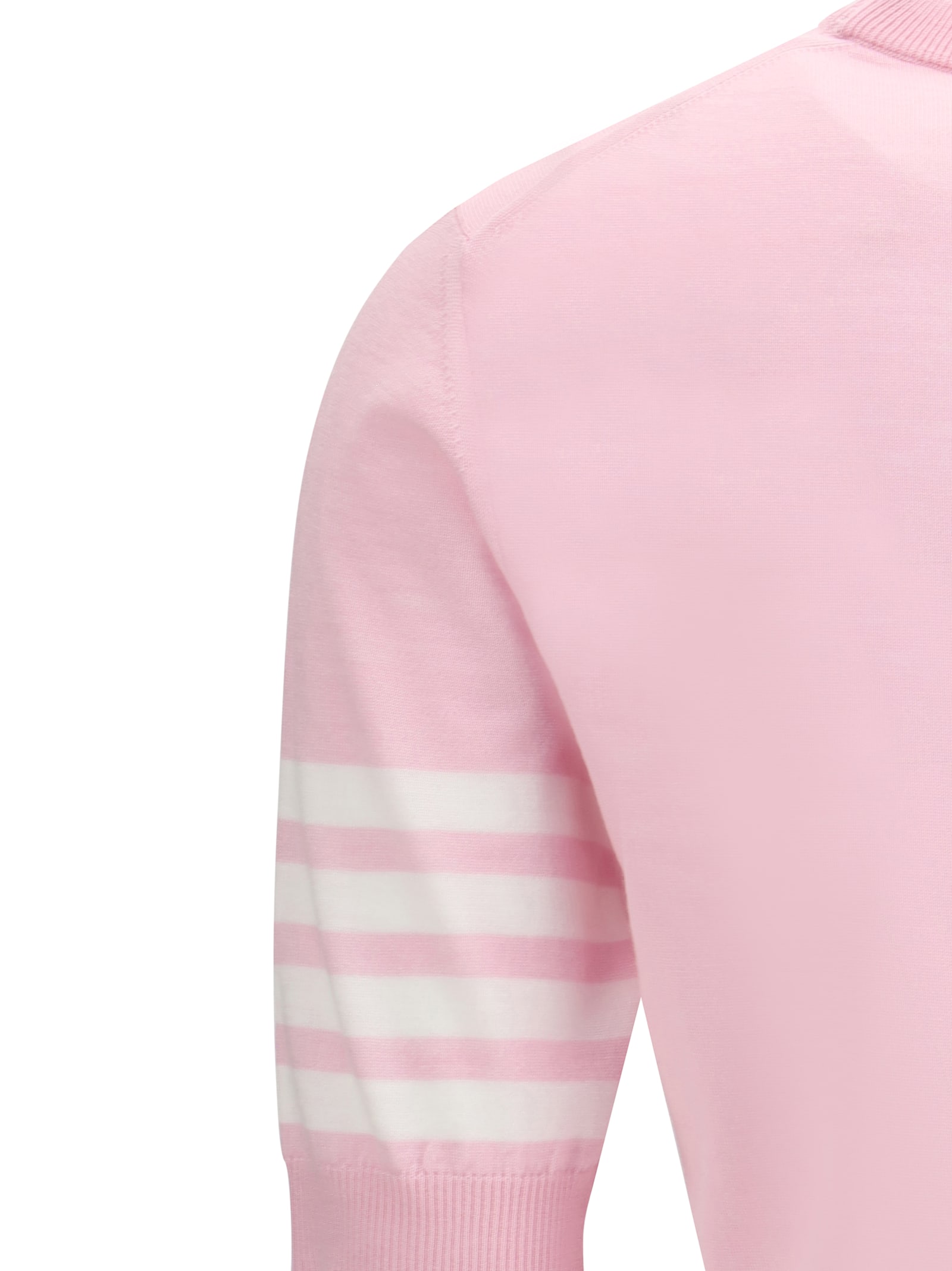 Thom Browne Knit T-shirt In Pink