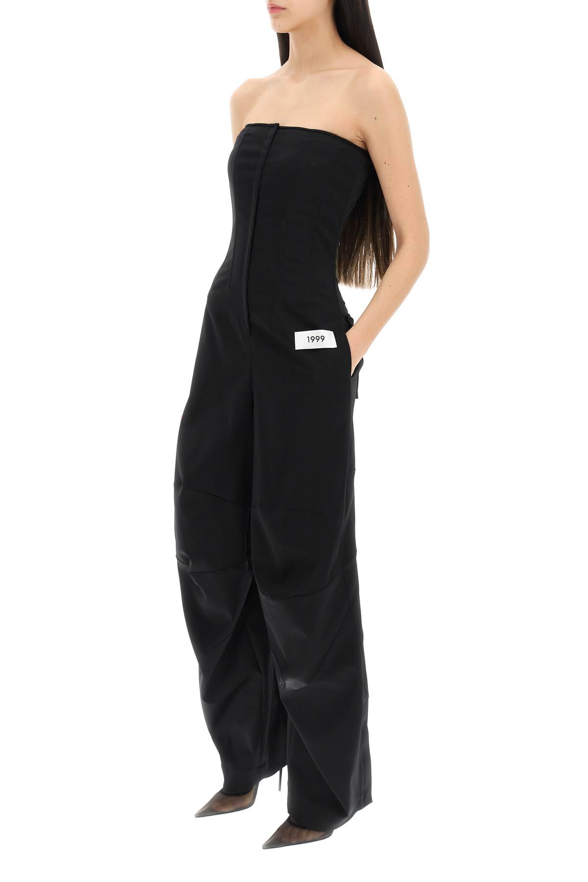 Shop Dolce & Gabbana Cady Corset Jumpsuit