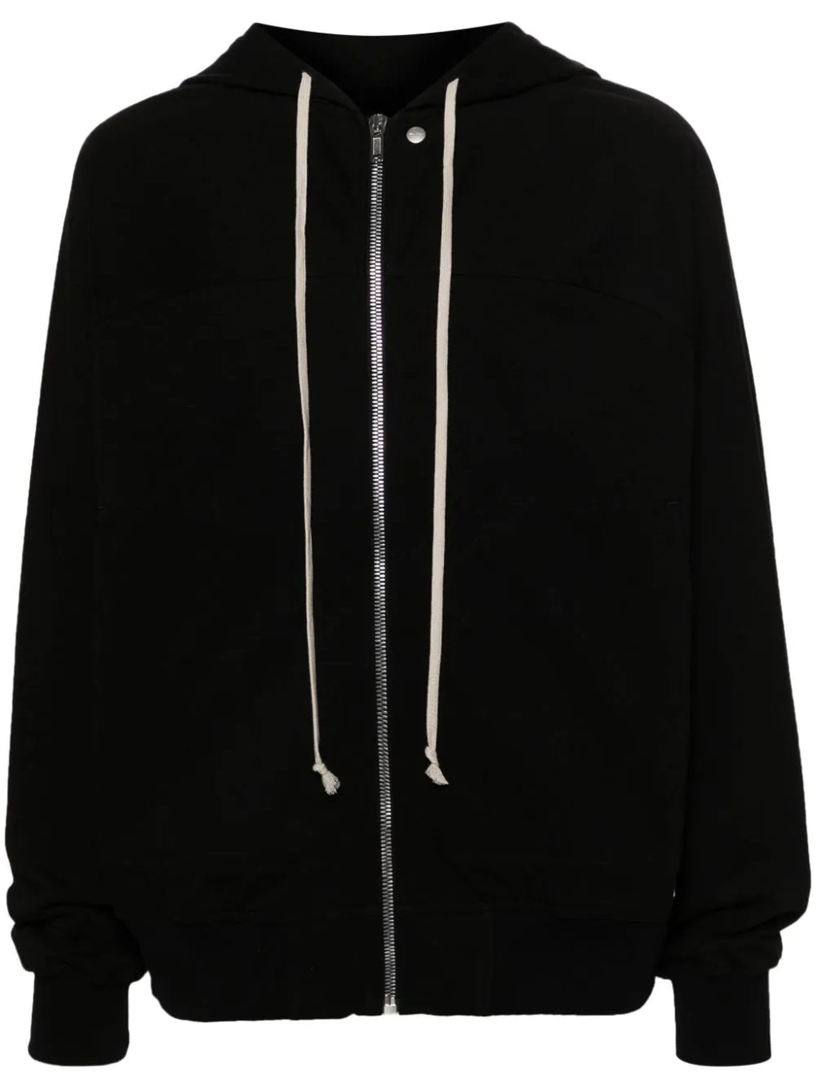 Rick Owens Windbreaker Sweatshirt In Black