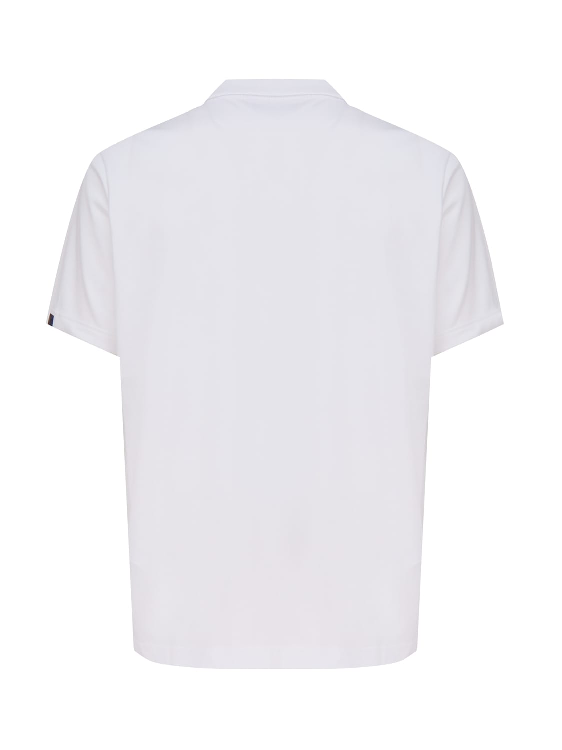 Shop Fay Short-sleeved Polo Shirt In Cotton Jersey