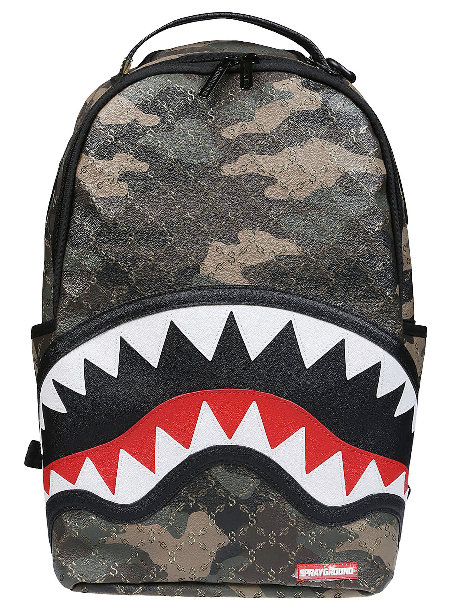 Backpacks Sprayground - Trinity Shark rhinestones backpack in grey