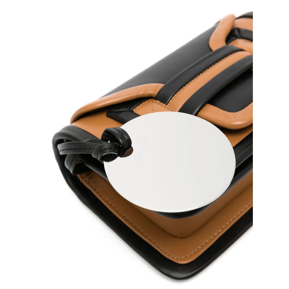 Pierre Hardy Alpha Colorblock Flap Leather Crossbody Bag In Multi