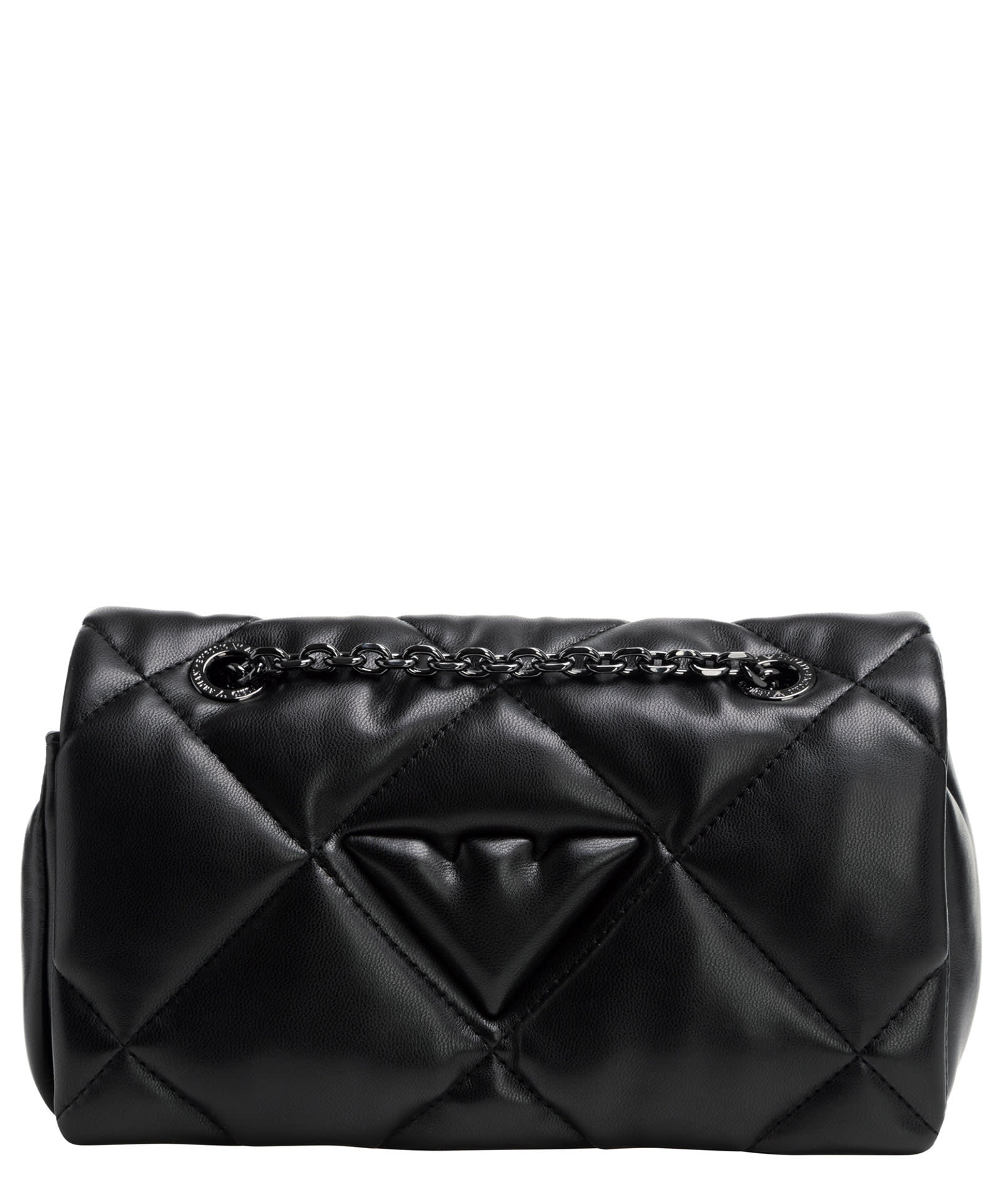 Shop Emporio Armani Shoulder Bag In Black