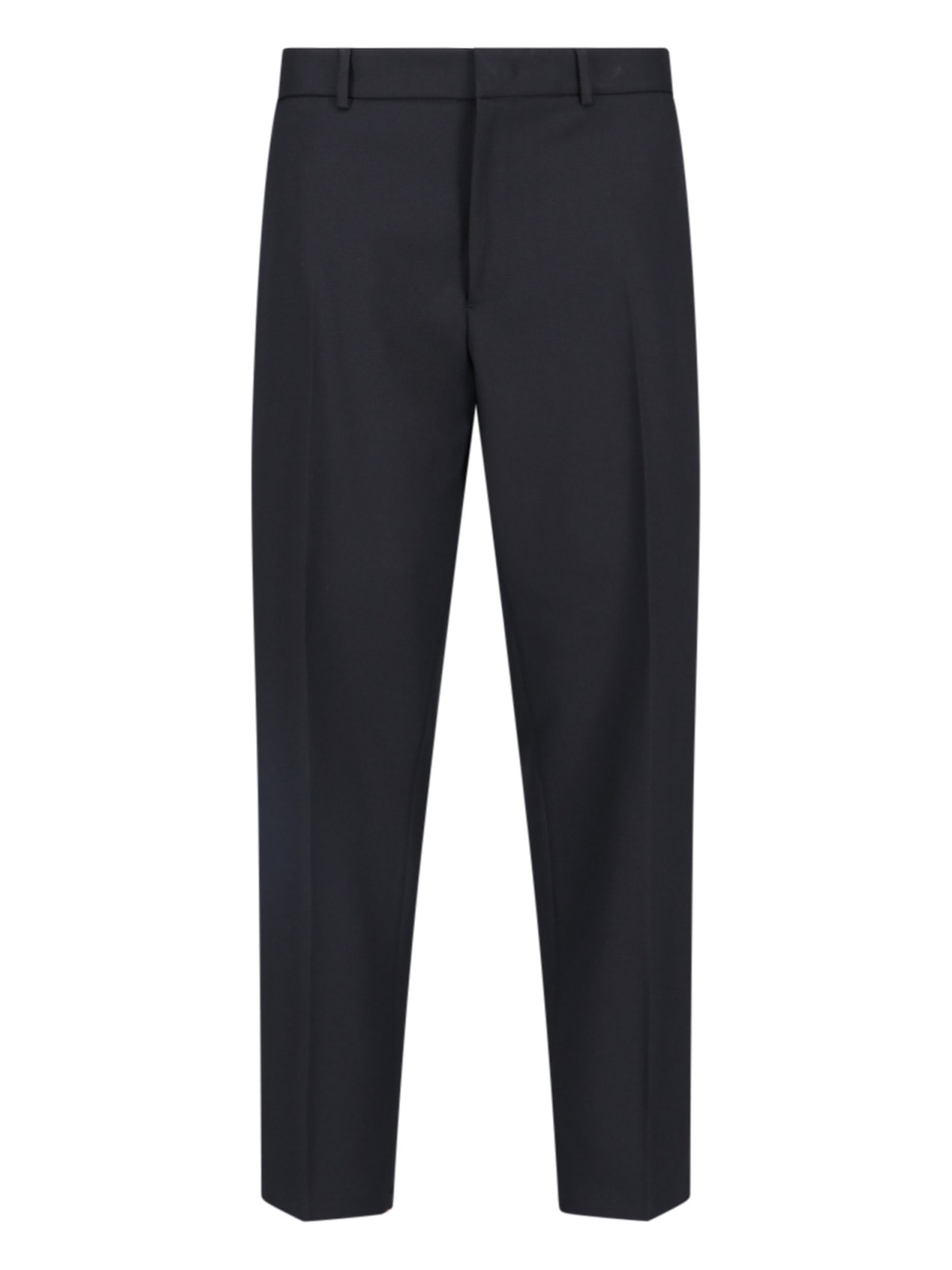 Shop Jil Sander Straight Pants In Nero