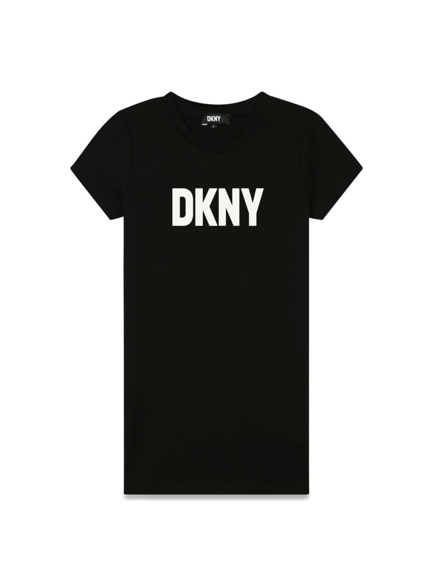 Shop Dkny Dress In Black