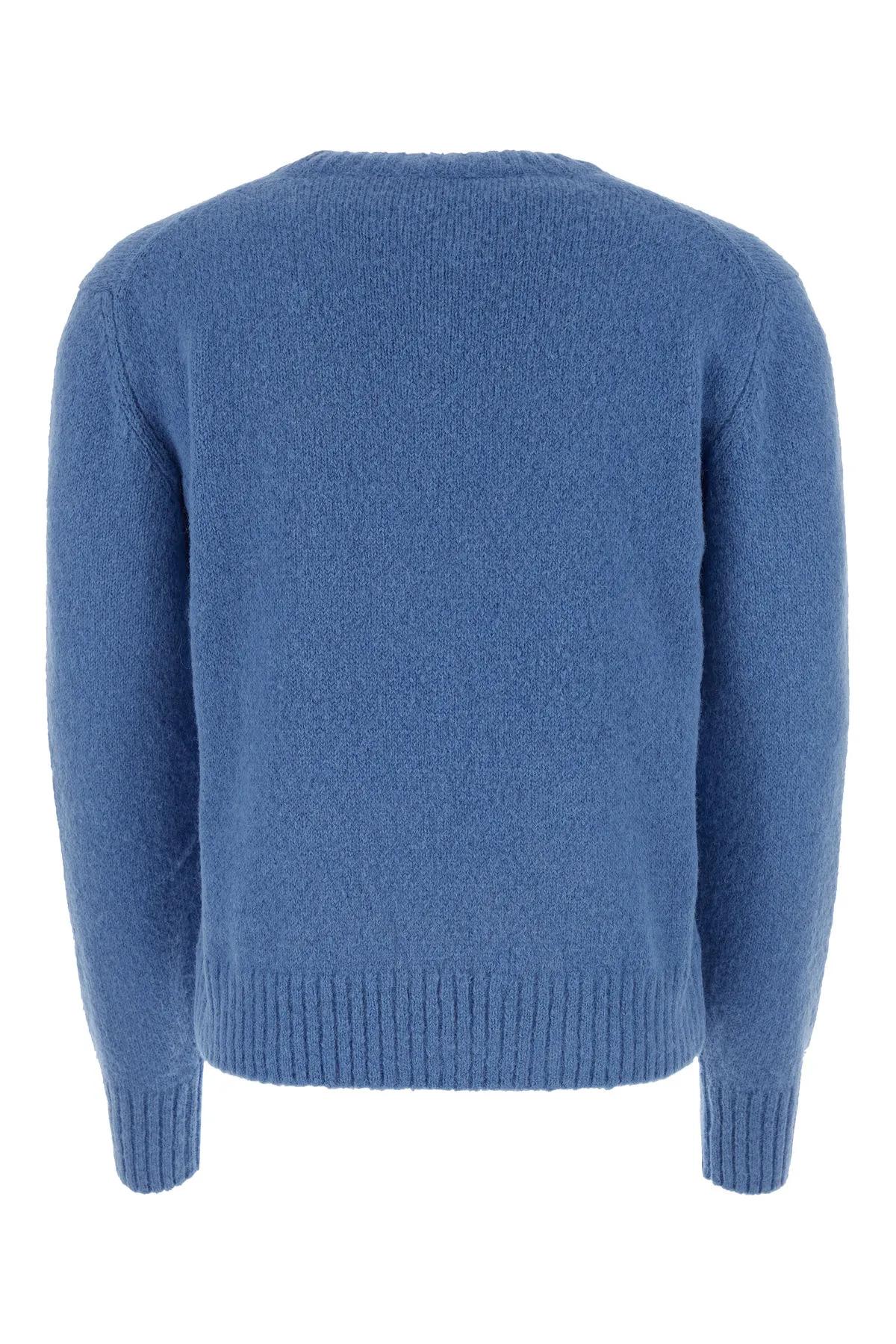 Shop Tom Ford Blue Alpaca Blend Sweater