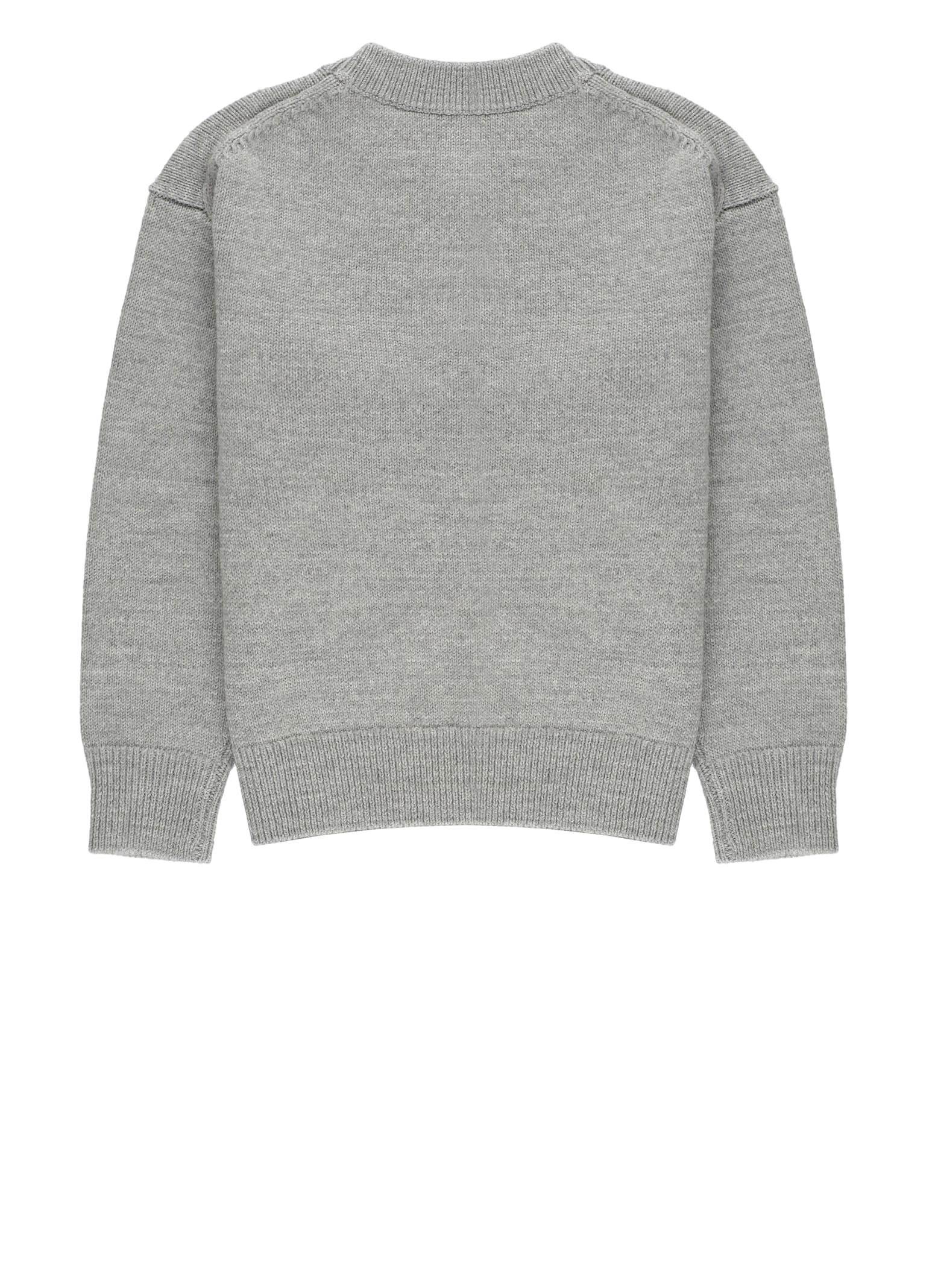 Burberry Kid Boy Knits In Gray