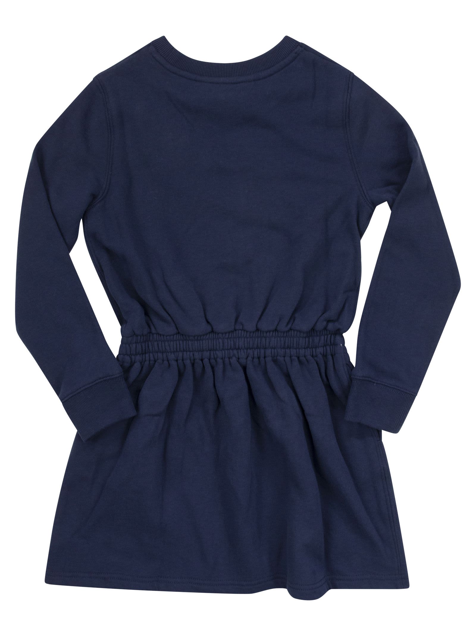 Shop Polo Ralph Lauren Polo Bear Plush Dress In Navy Blue
