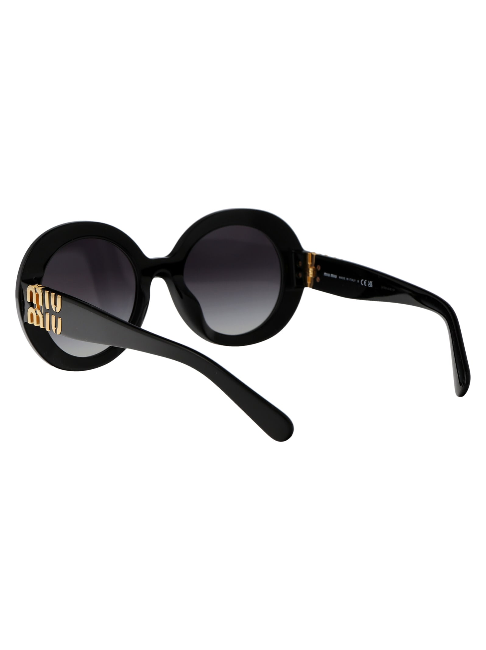 Shop Miu Miu 0mu 11ys Sunglasses In 1ab5d1 Black