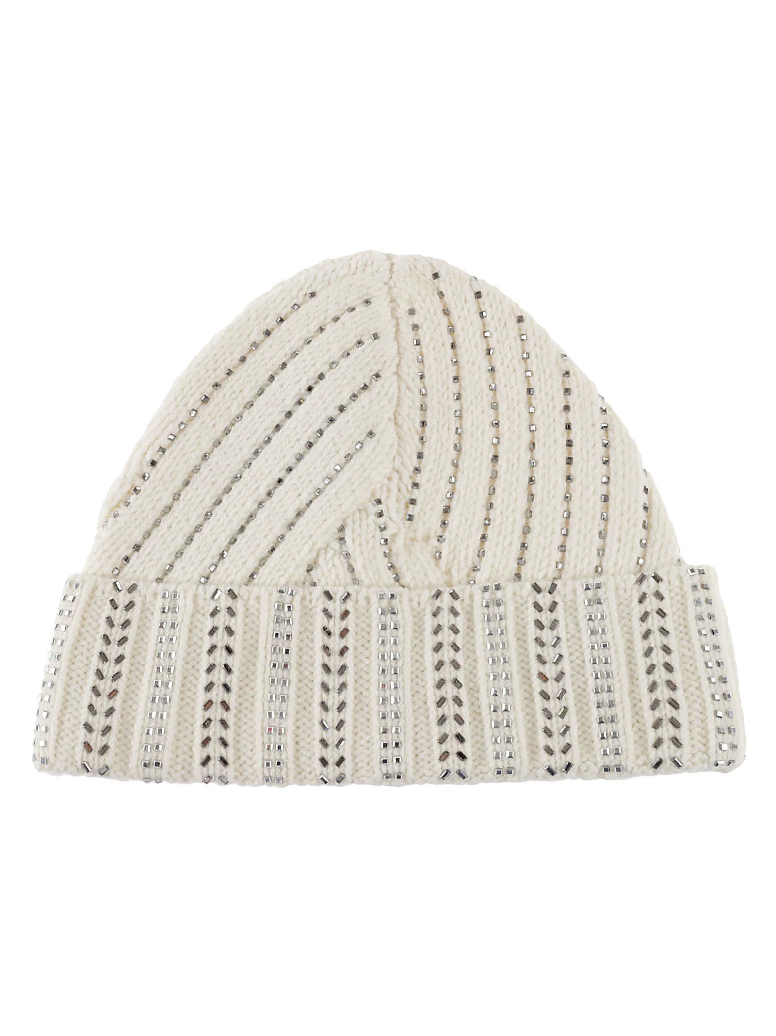 ERMANNO SCERVINO EMBELLISHED BEANIE